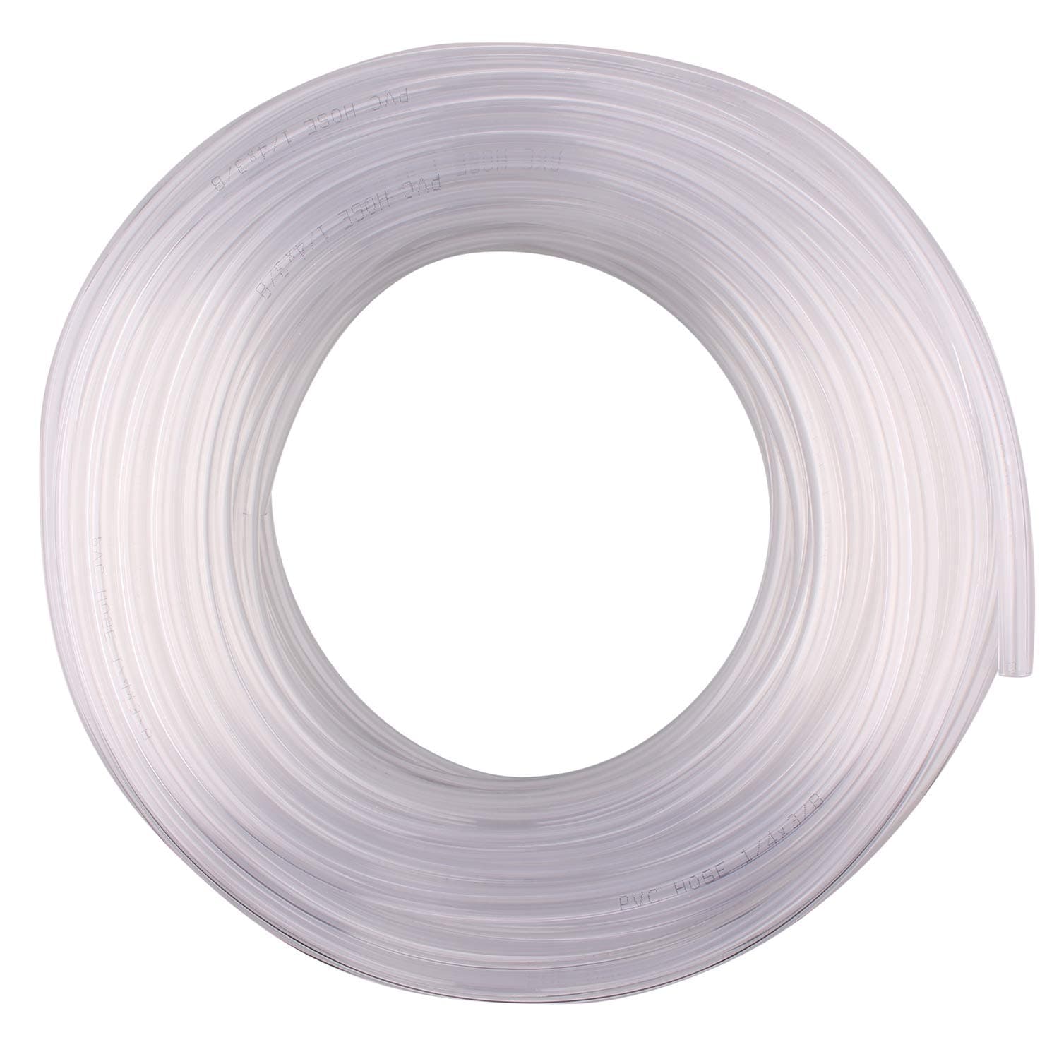 DERNORD PVC Tubing 1/4"ID X 3/8"OD Flexible Clear Vinyl Hose 100 Feet for Food Grade