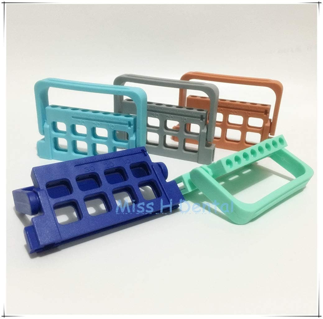 5pcs/Set Dental Endo Dispenser Endodontic File Drill Stand Holder Autoclavable