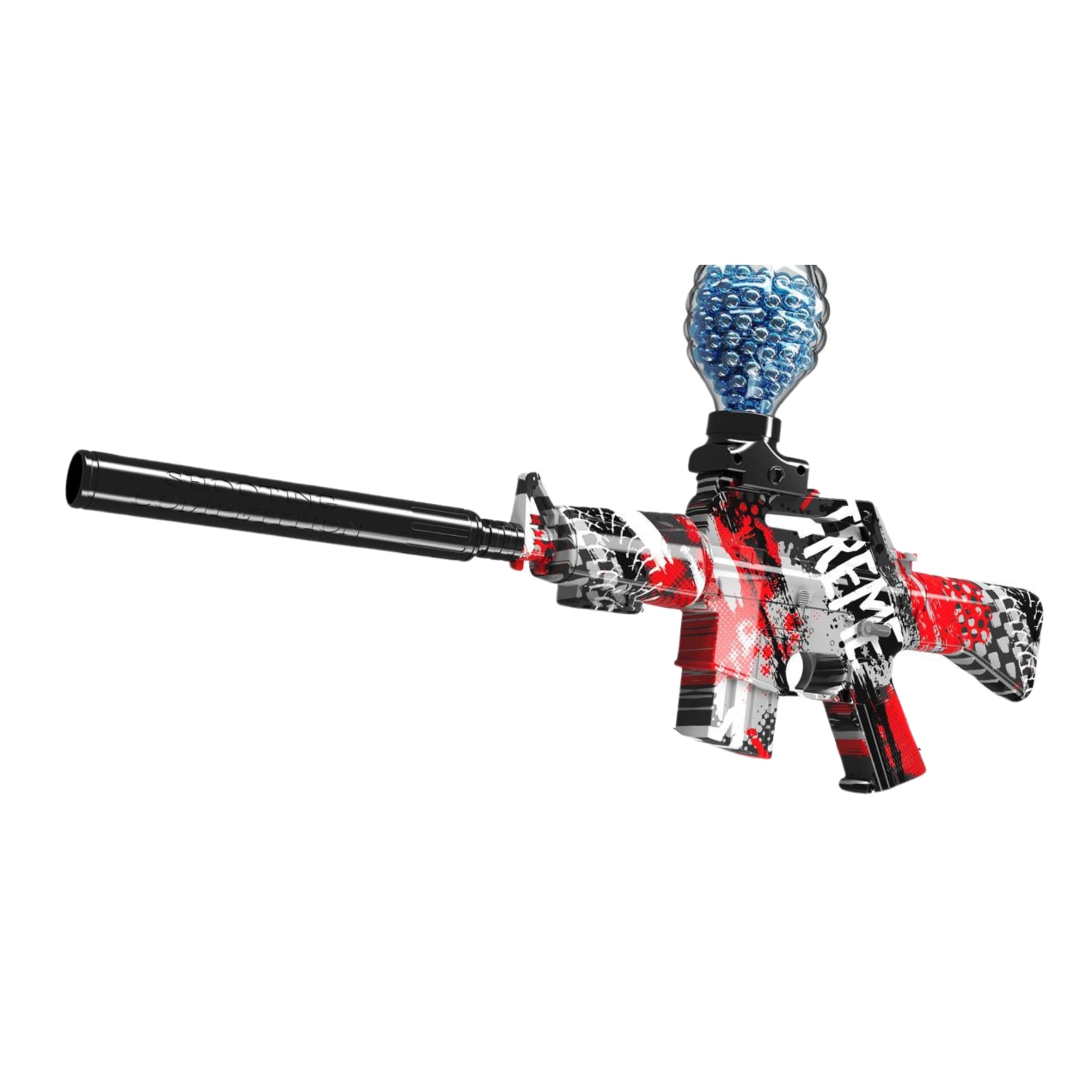 - Gel Blaster Gun | Automatic Ball Shooter | Safe & Non-Toxic | Fun Outdoor Toy for Adults | Electric Operated | Ideal Birthday & Return Gift (M16A1, 5K Gel Balls)