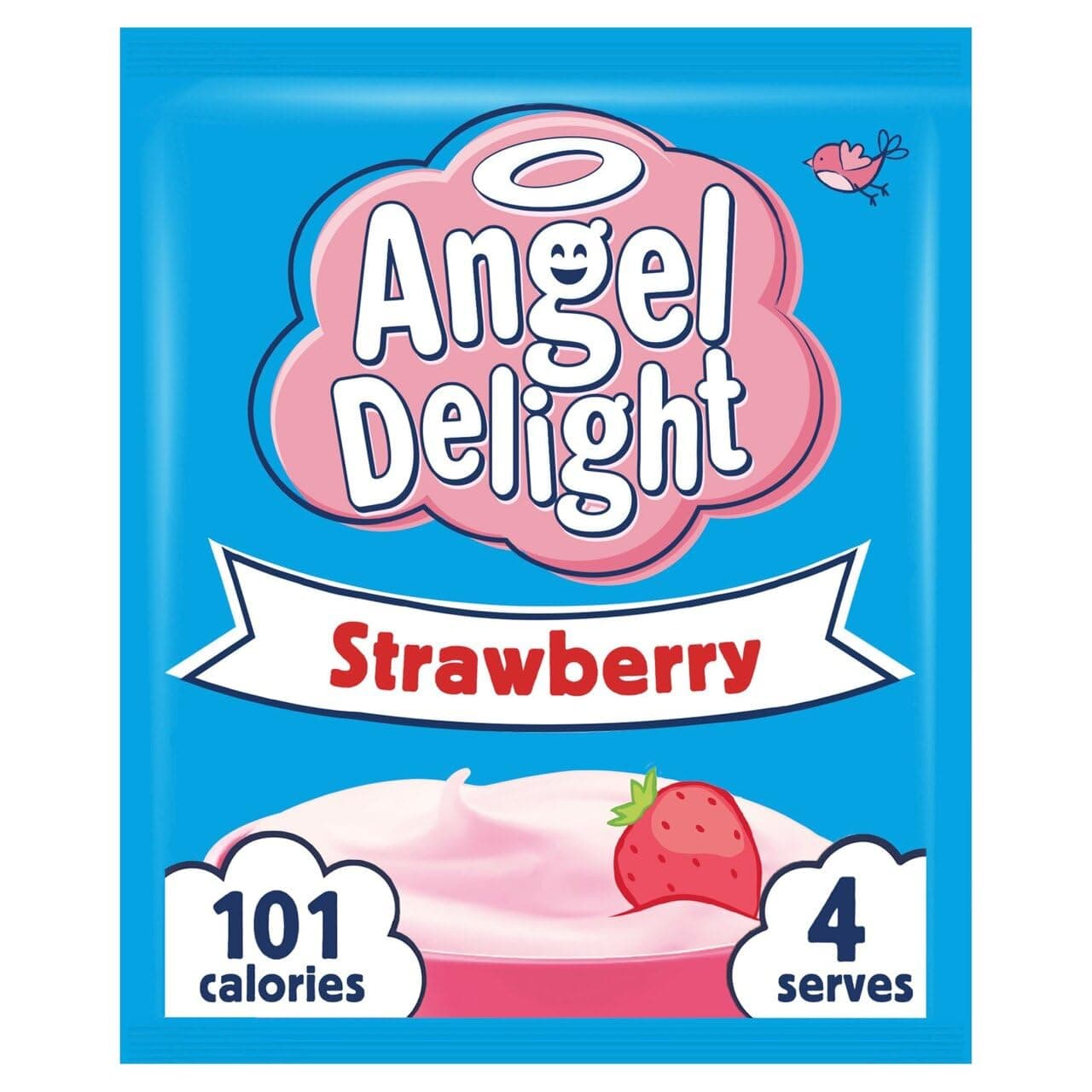 Angel Delight Strawberry Flavour Instant Dessert Mix, 59 g Sachet (Pack of 1)...