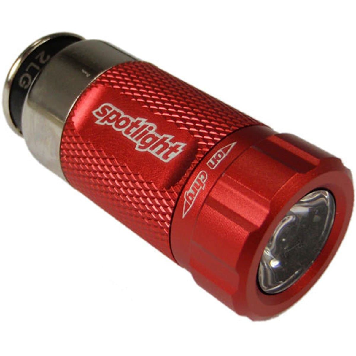eGear Spotlight Rechargable LED Vehicle Light, Red Aluminum Body