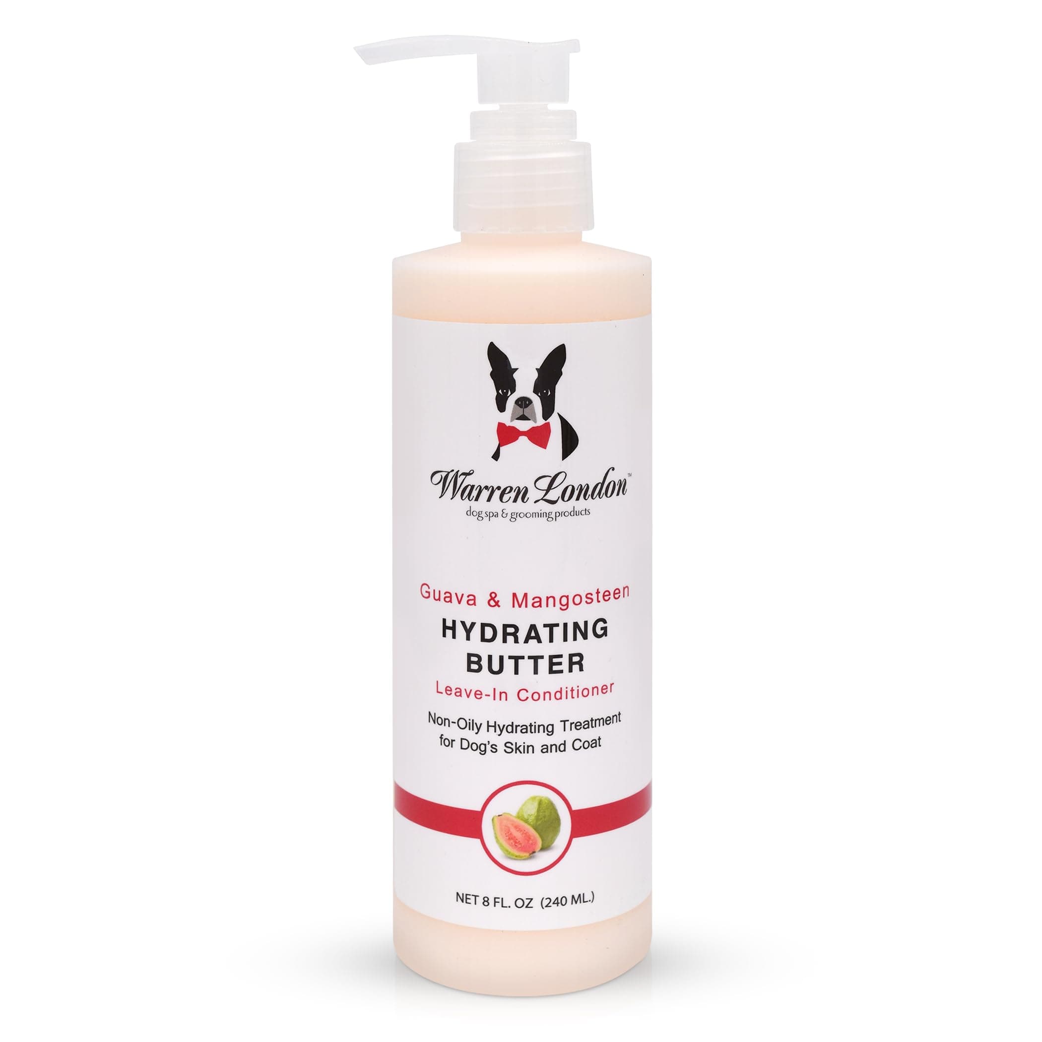 Hydrating Butter Leave in Pet Conditioner for Dogs | Lotion for Skin and Coat | Aloe Puppy & Dog Conditioner for Hair Detangler, Dry Skin, & Pet Fur Dandruff | Made in USA | Guava 8oz