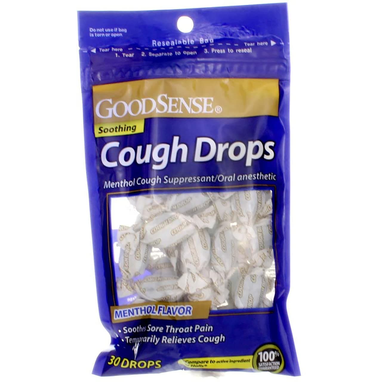 Good Sense Cough Drops Menthol - 30 Drops
