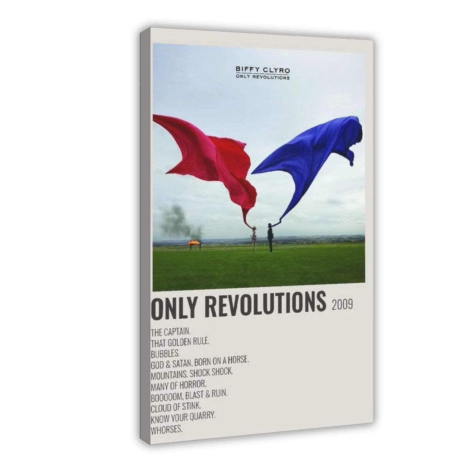 Only Revolutions 90s Vintage Posters for Room Aesthetic Canvas Poster Bedroom Decor Sports Landscape Office Room Decor Gift 24×36inch(60×90cm) Frame-style1