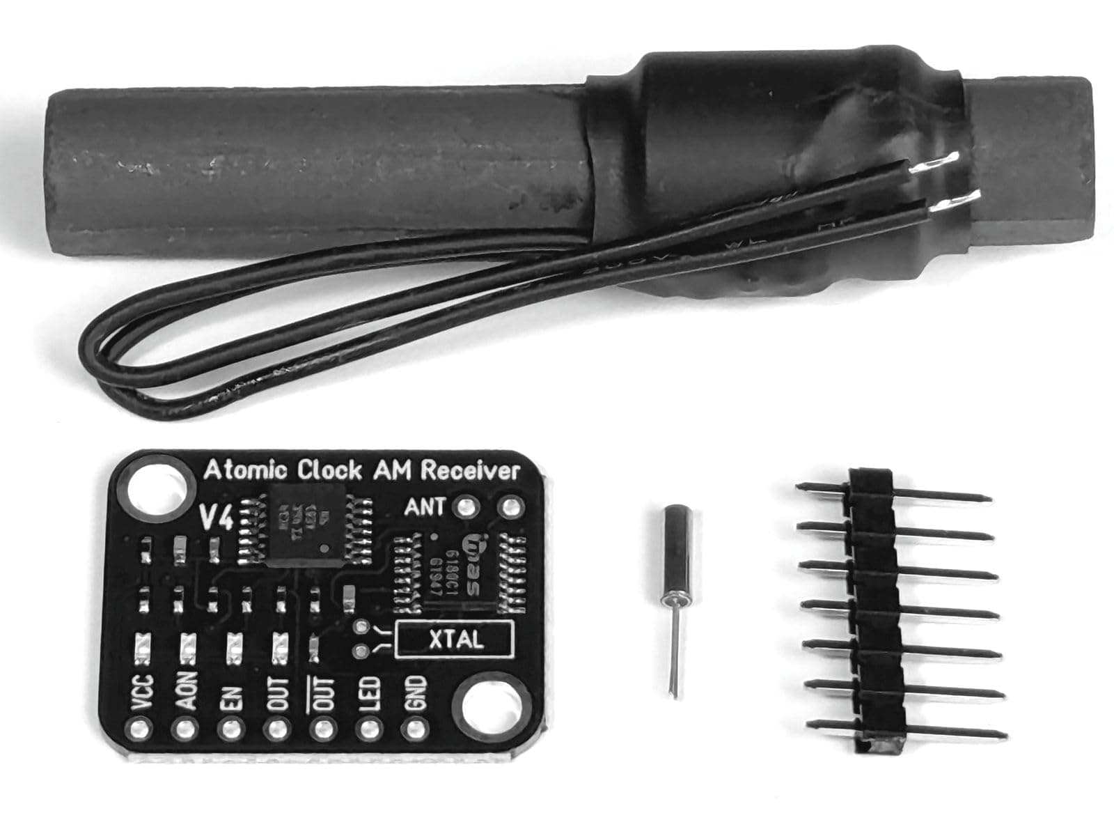 CANADUINO® 60kHz WWVB MSF JJY60 Atomic Clock Receiver - Made in Canada (USMCA Complaint = no tariffs for US customers)