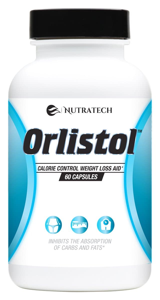NUTRATECH Orlistol - Carb and Fat Blocker Weight Loss Aid and Diet Pill for Powerful Fat Burning and Appetite Suppression. Excellent for Keto Diet to Get Back into Ketosis Quickly. 60 Count.