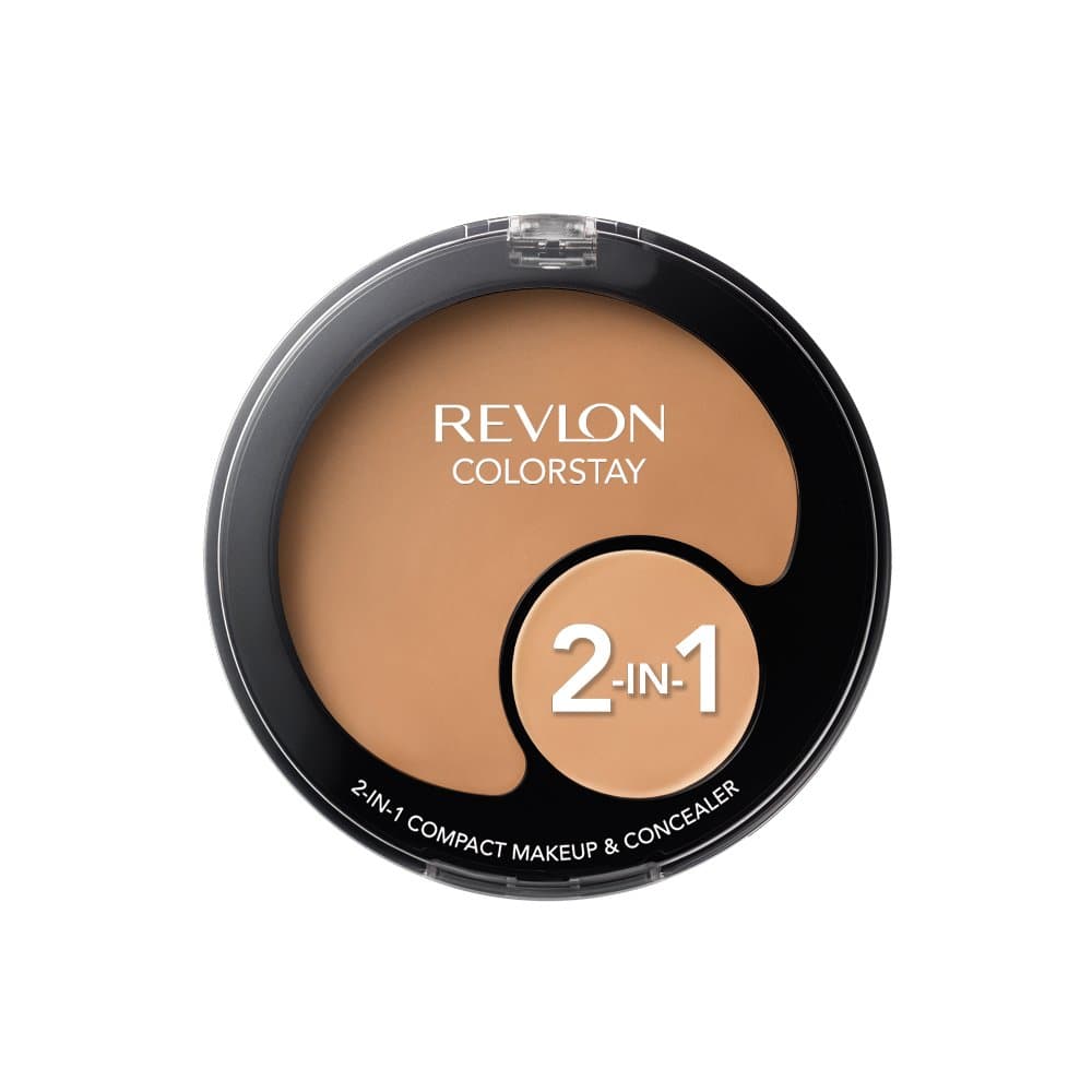 Revlon Colorstay 2 In 1 Compact Makeup + Concealer, Warm Golden 310