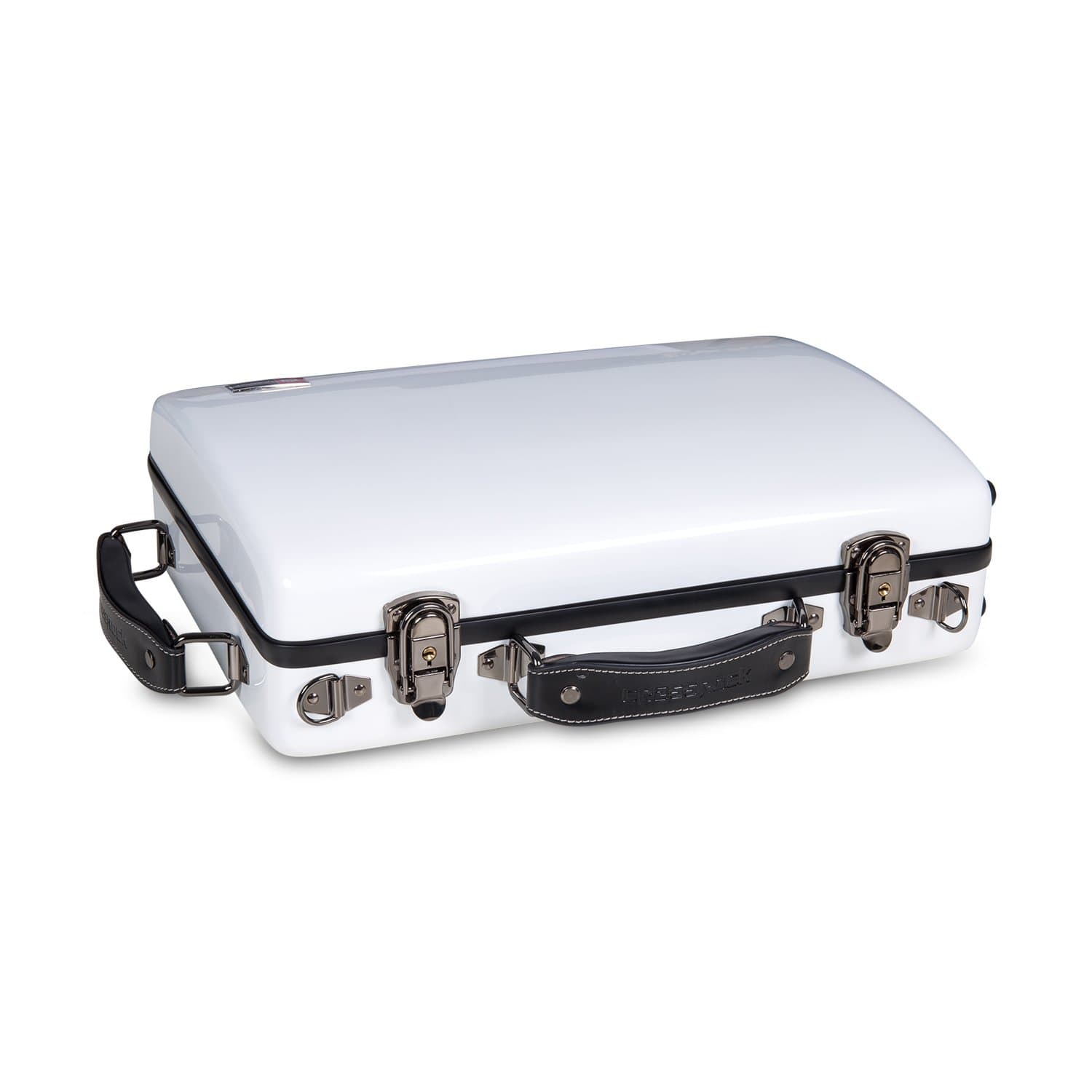 Crossrock Bb & A Double Clarinet Case With MUSic Sheet Compartment And Backpack Straps,White