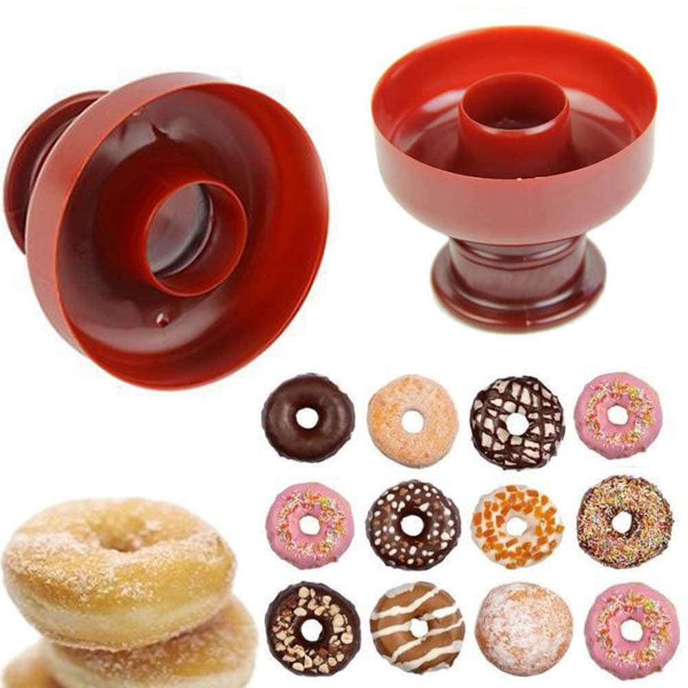 Swovo Donut Molds Donut Cake Mould DIY Doughnut Mould Desserts Bread Cutter Maker Mold Kitchen Baking Tool 1 PCS