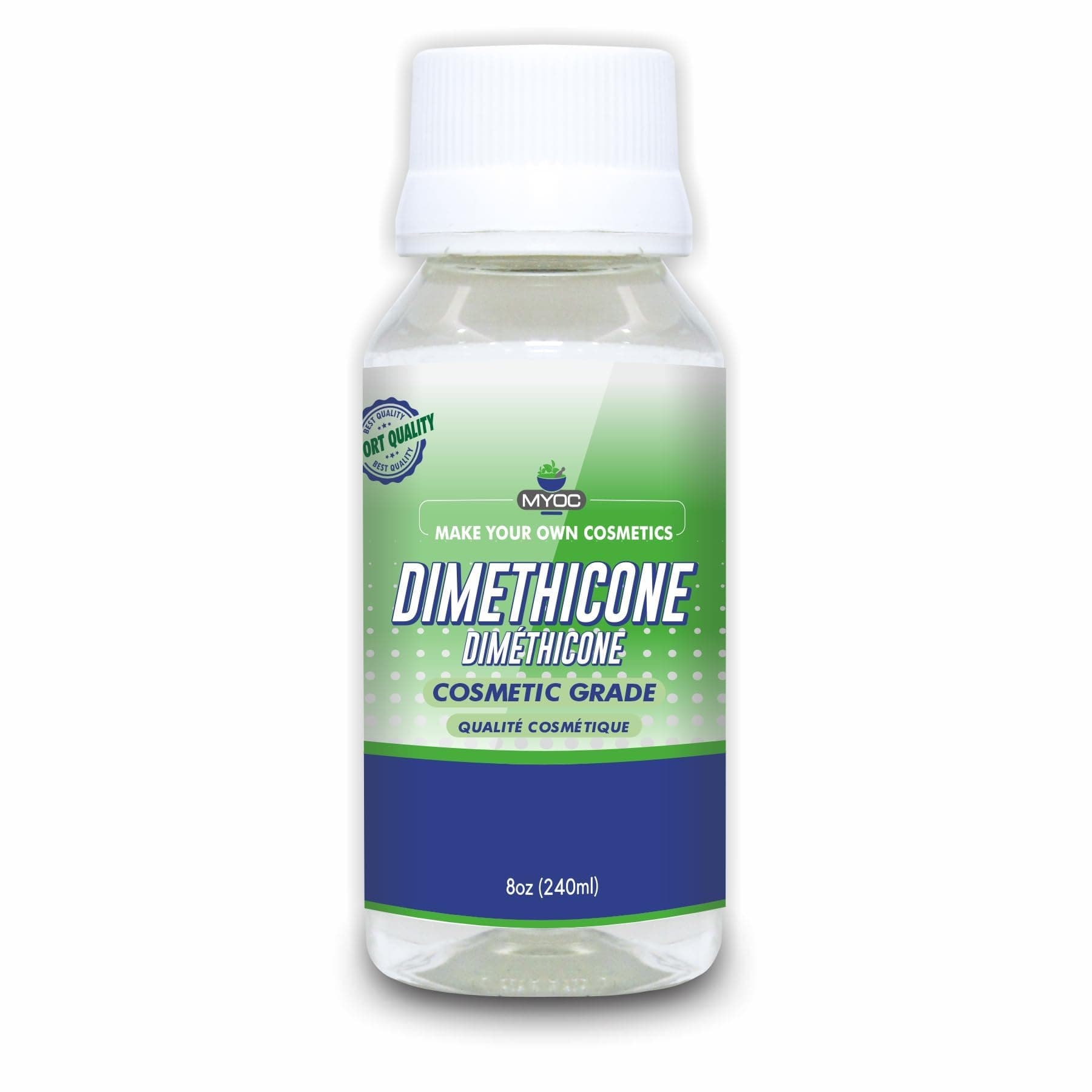 Dimethicone – Cosmetic Grade | Silicone-Based Emollient for DIY Skincare, Haircare & Personal Care Formulations | 8 FlOz / 240ml