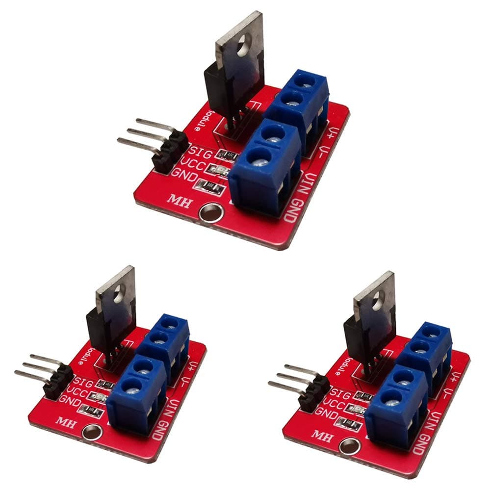 Ancai IRF520 MOS FET MOSFET Driver Module for Arduino Pack of 3