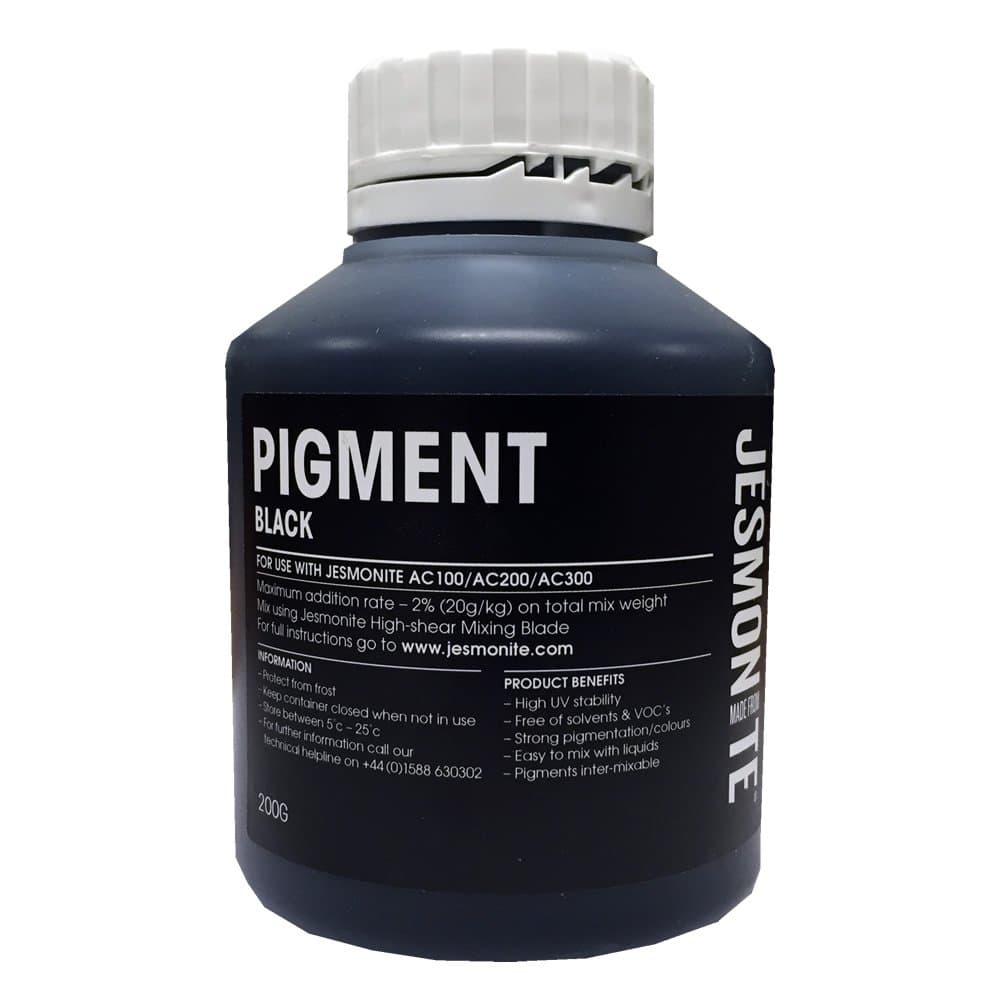 Jesmonite Water Based Casting Resin Pigment - Black - 200gram - Suitable for AC100 Based Materials