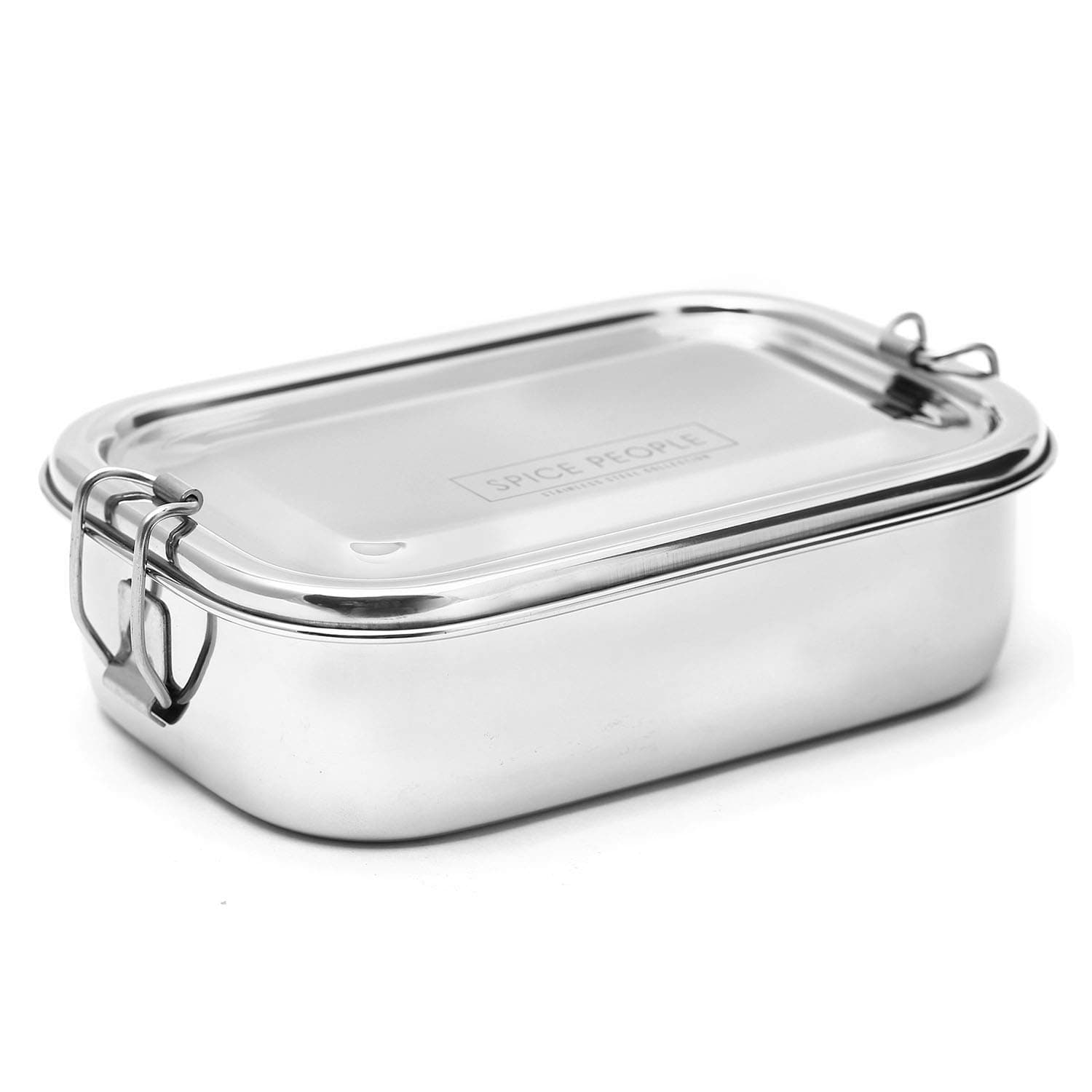 Stainless Steel Bento Box - Rectangle Lunch Box - Tiffin Box - Steel Bento Tiffin Box - Bento Box Lunch Containers - Tiffin Lunch Box - Bento Box for Kids Stainless Steel (16.5x11x5 cm, Rectangular)