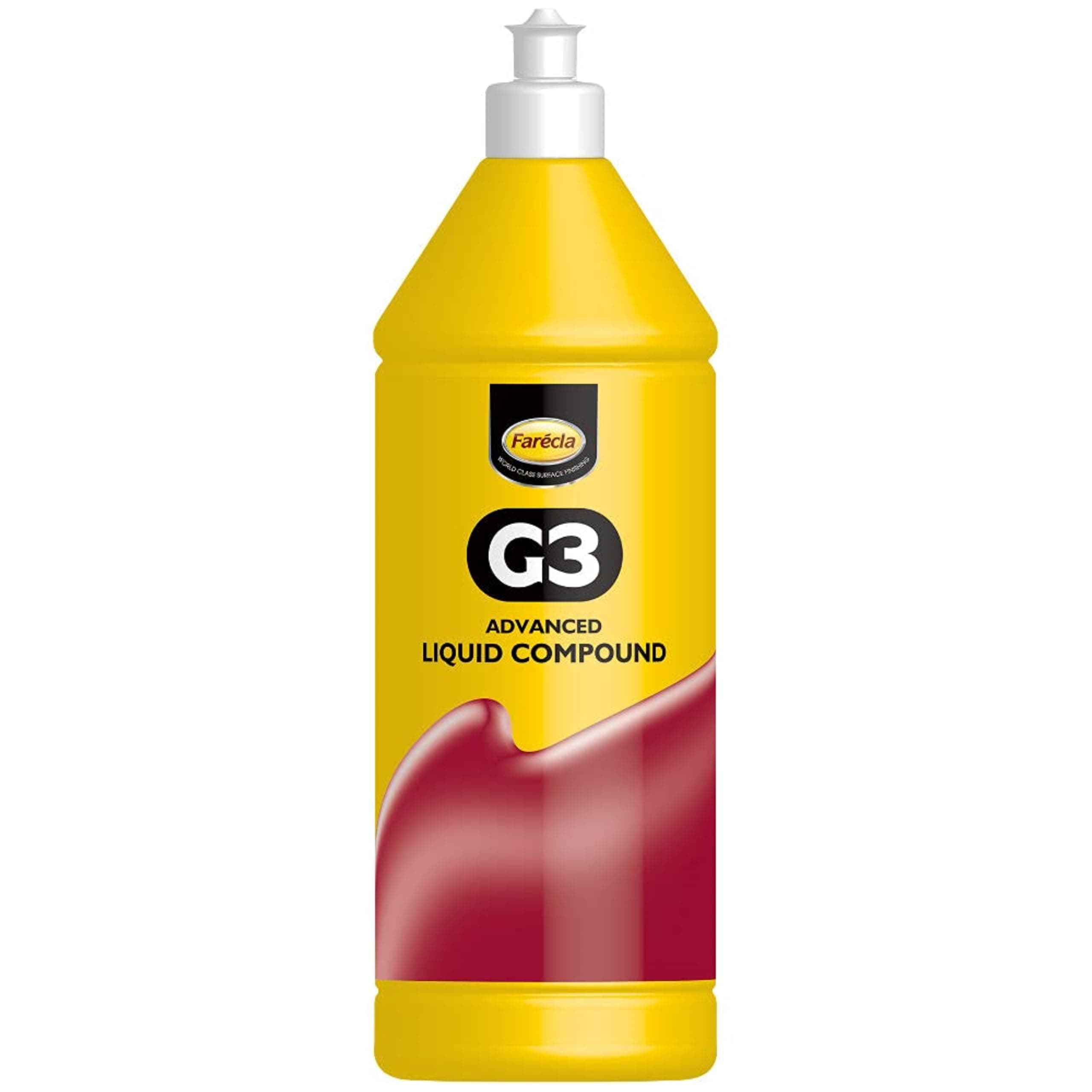 G3 Advanced Liquid Compound 500ml (AG3-700) ā Medium to High Cut Compound for Automotive Paint, Removes Swirls and Fine Scratches, Permanent Results, Use by Hand or Machine, No Fillers