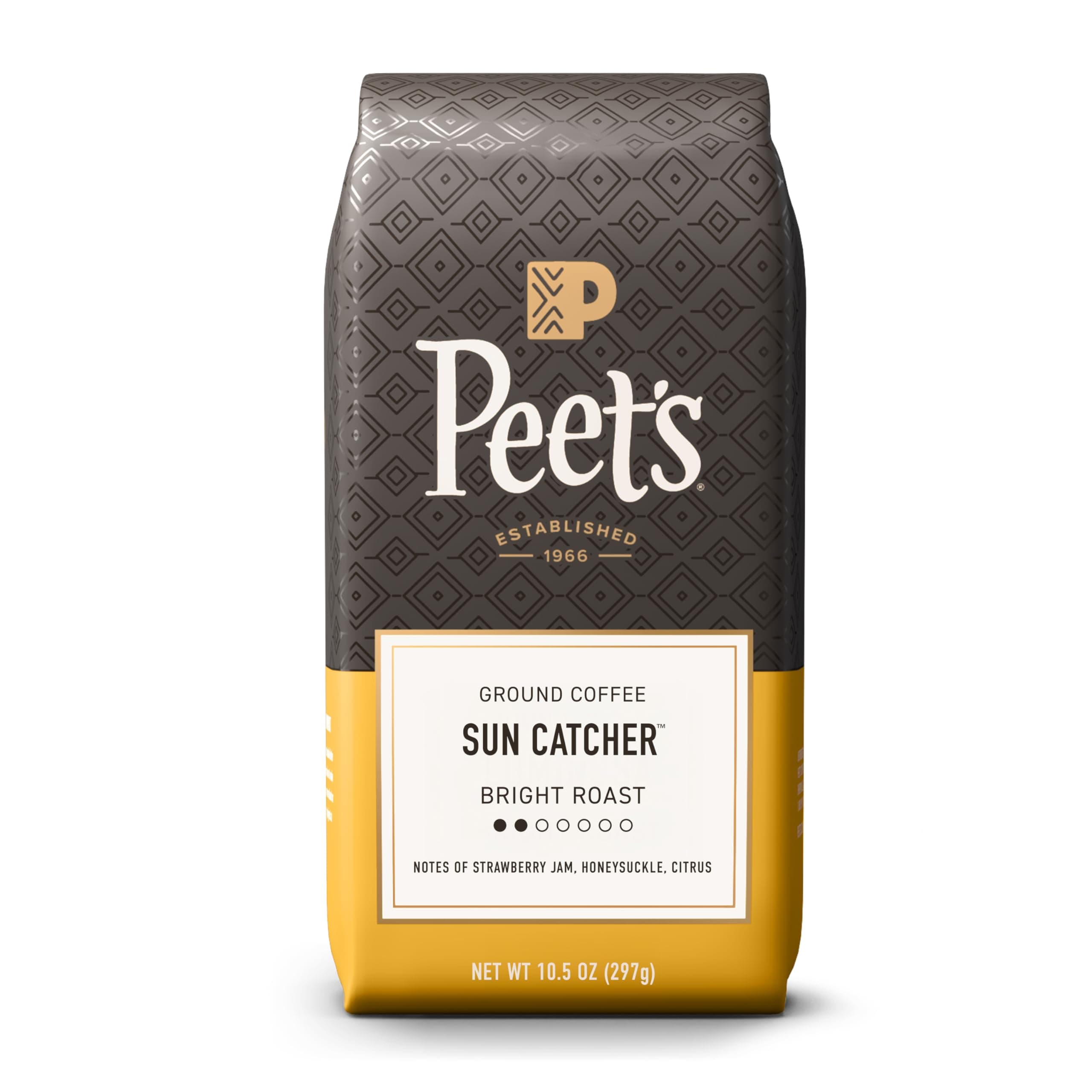 Peet's Coffee, Light Roast Ground Coffee, 100% Arabica Coffee - Sun Catcher Blend 10.5 Ounce Bag