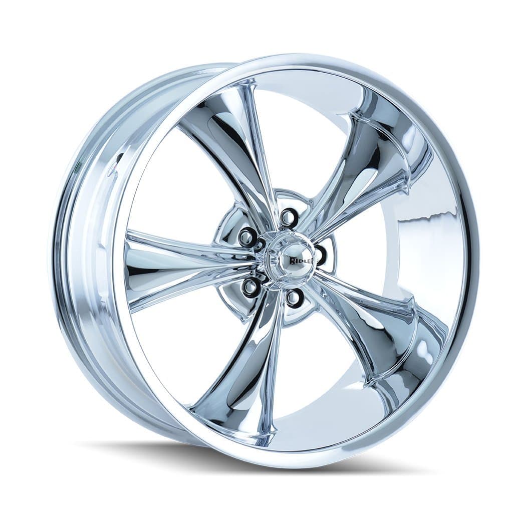Ridler 695 Wheel with Chrome Finish (20x10/5x127, 0mm Offset)