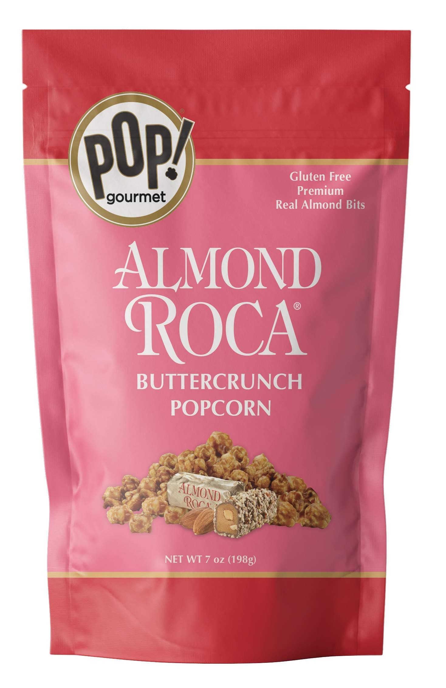 Almond Roca Butter Toffee Popcorn, by POP Gourmet, 7oz