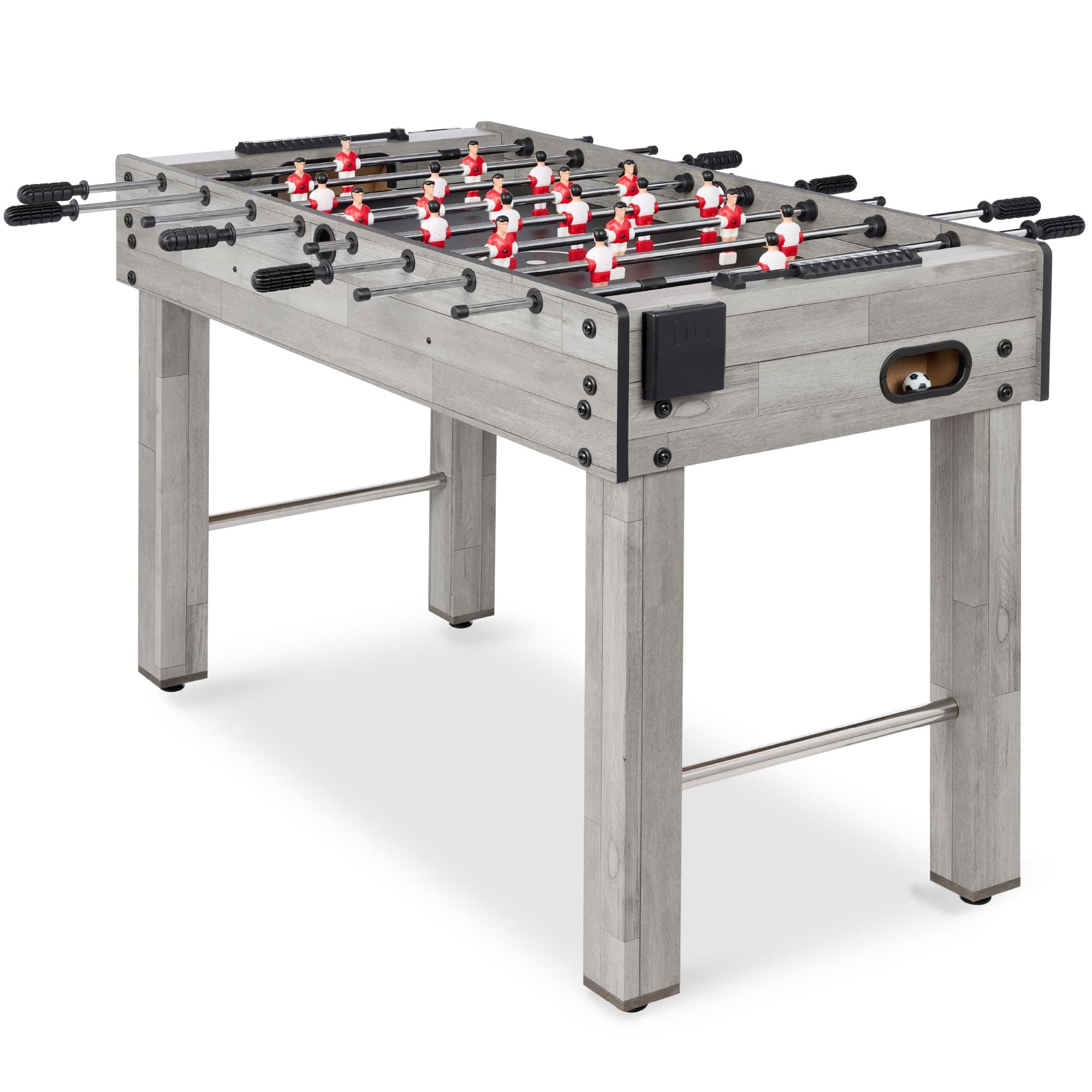 Best Choice Products 48in Competition Sized Foosball Table for Home, Game Room w/ 2 Balls, 2 Cup Holders