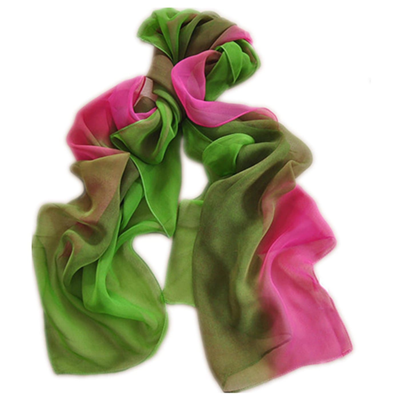Gradient Colors Chiffon Scarves - Sun Protection, Cycling, Beach Towels