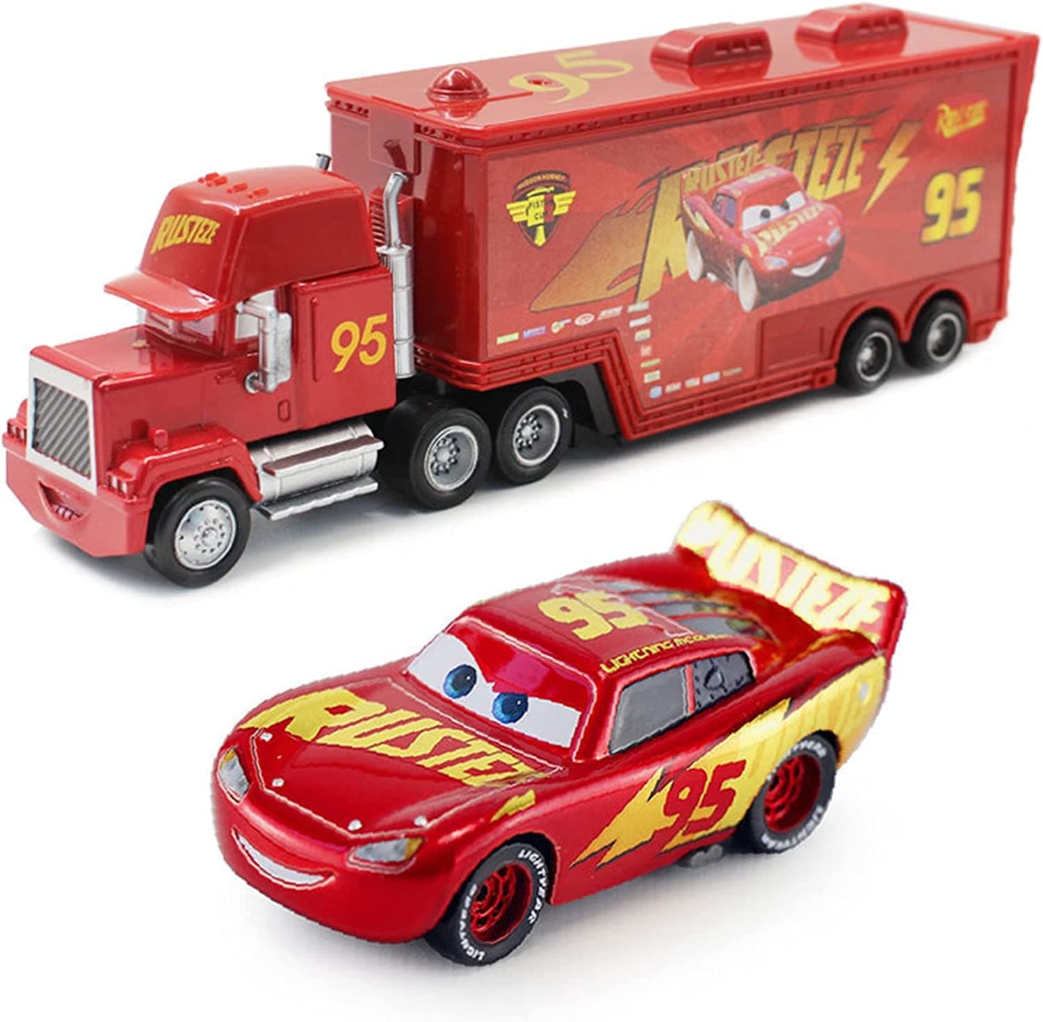 Yostyle Movie Uncle Truck 1:55 Die-Cast Model Vehicle Set (McQueen 4.0)