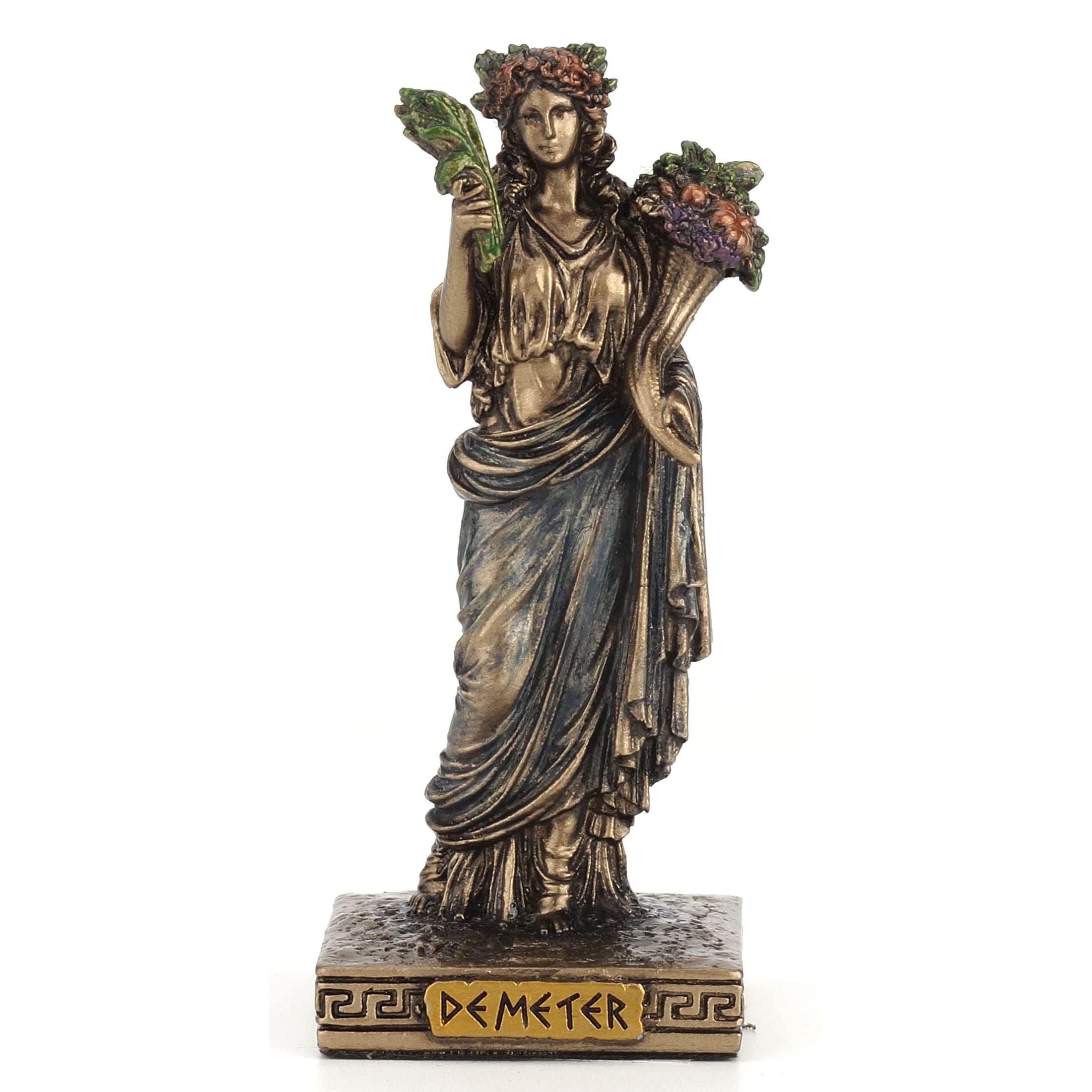 Greek Gods Miniature Figurine (Demeter, Bronze)