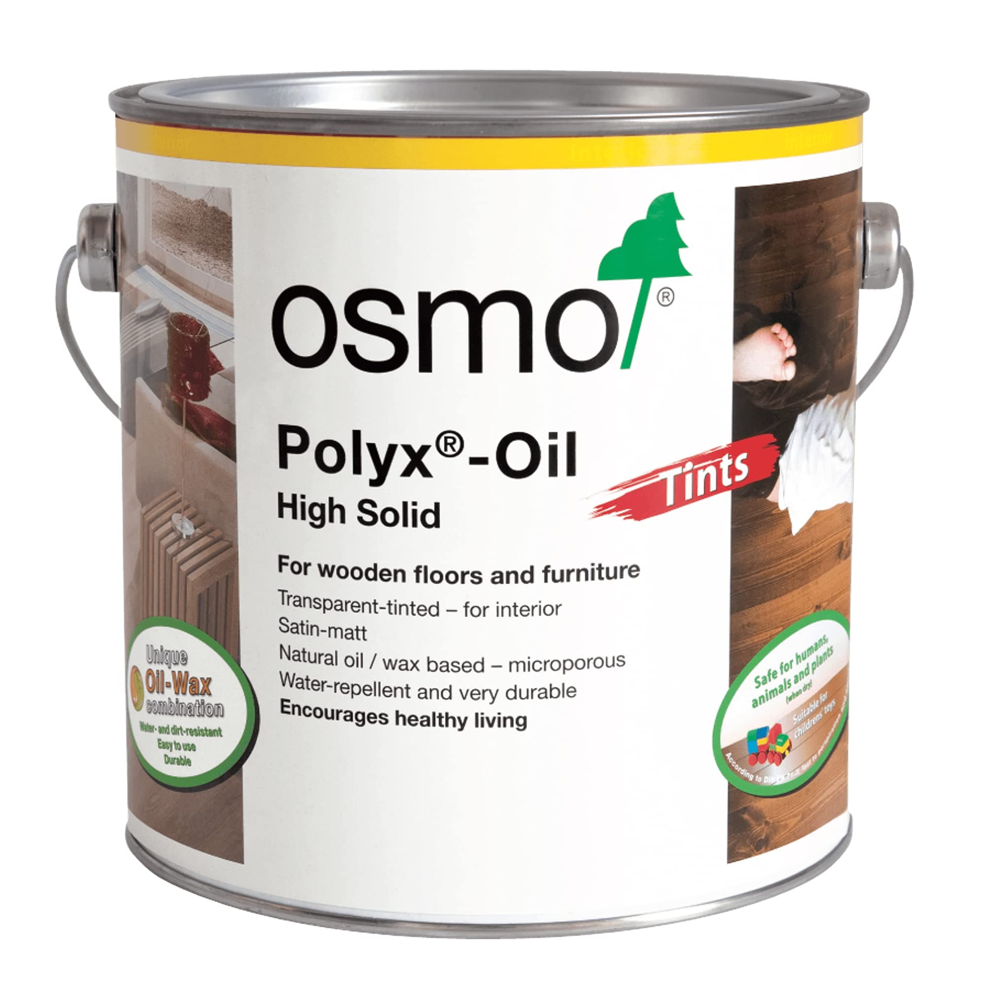 Osmo Poly Tints Hardwax Oil Sample Sachet 5ml (Black 3075)