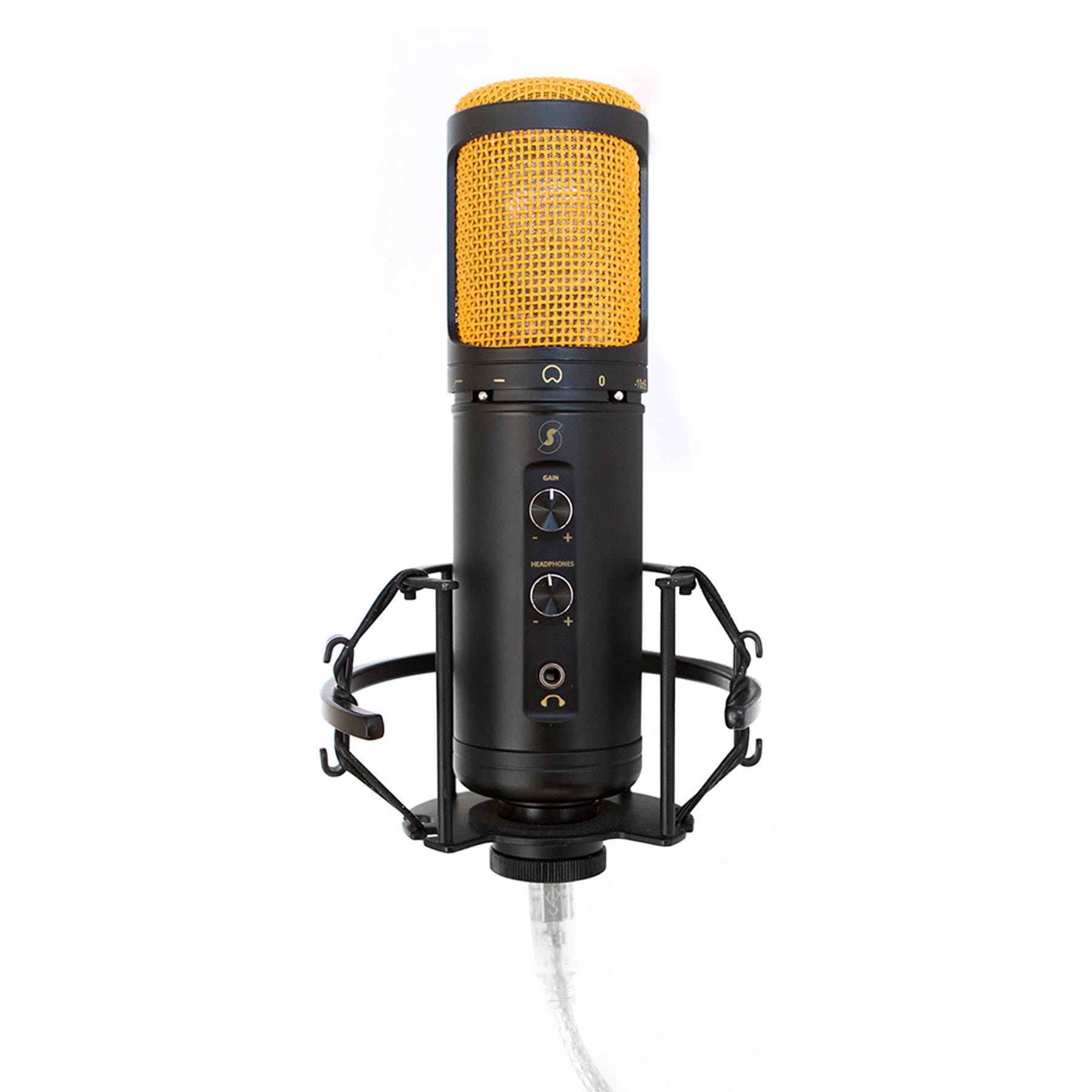 Editors Keys USB SL600 Microphone for Professional Studio Quality Audio for Sound Recording, Includes Shock Mount, Cable & Padded Storage Case