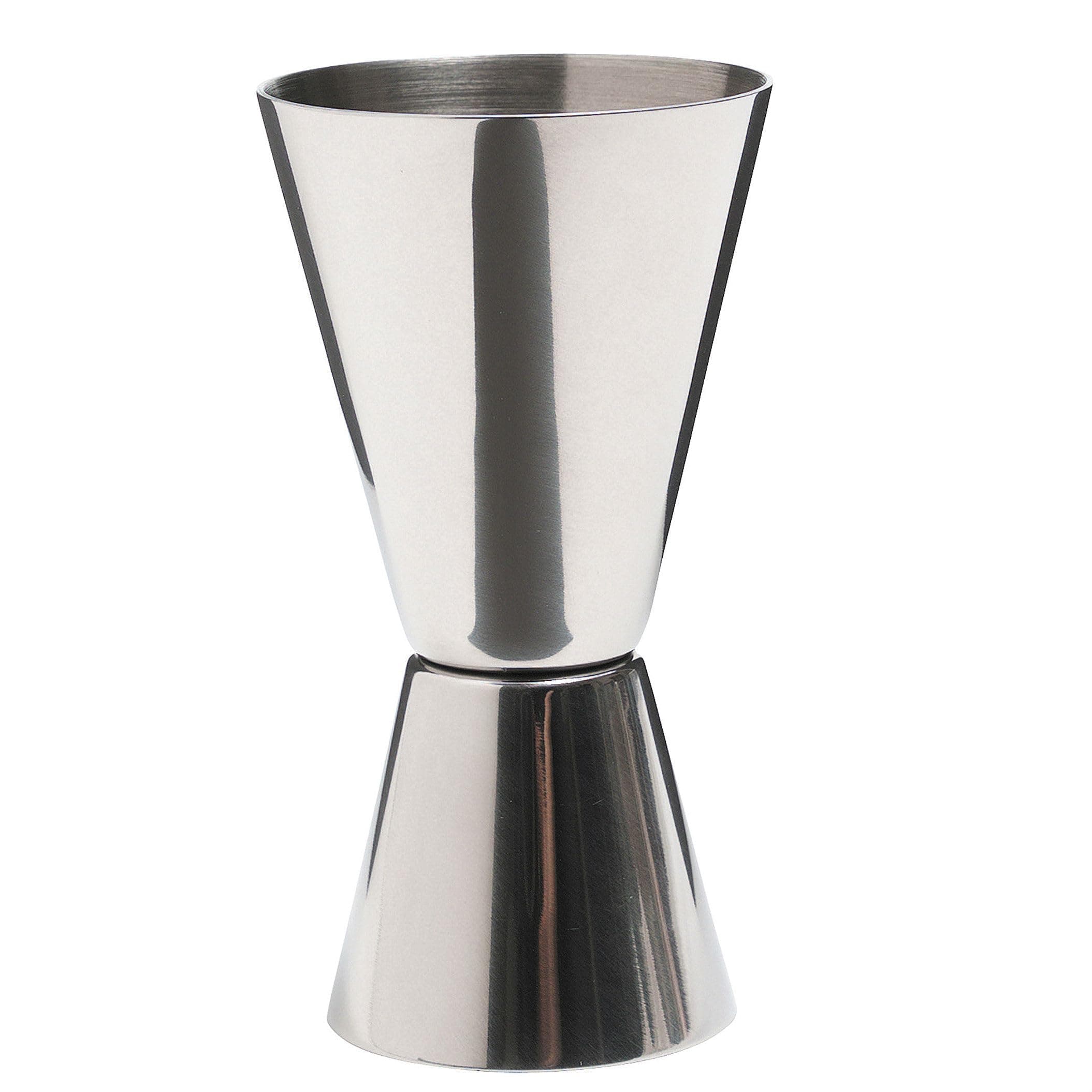 Bar Craft KITCHENCRAFT Stainless Steel Dual Measure Spirit Measure Cup, Carded