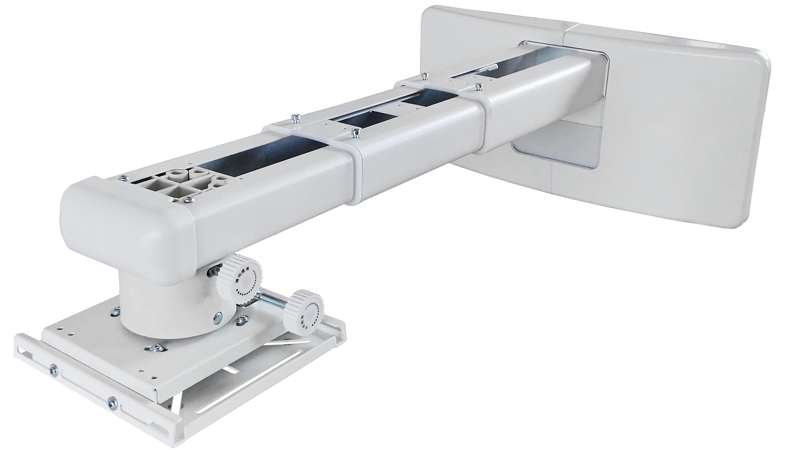 Viri,Projector Wall Mount,Extension : 325-740mm (12.80"-29.13") with Universal Mouning Plate,Quickly and Accurately Adjust The Tilt/Swivel/Rotation Angle by ±5°,Suitable for Homes Offices Classroom