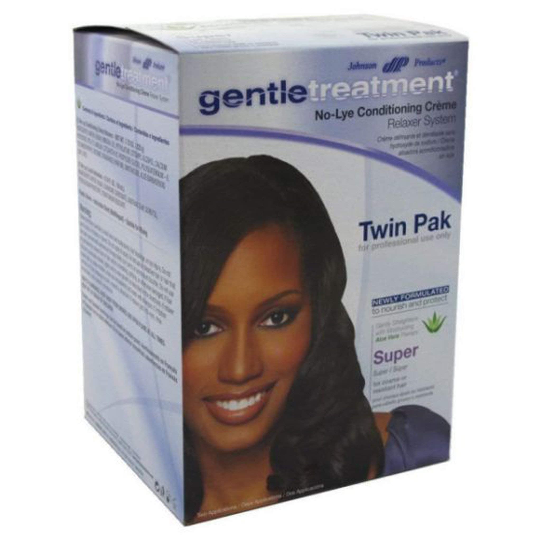 Johnsons Gentletreatment No Lye Relaxer Twin Pack-super, 1count