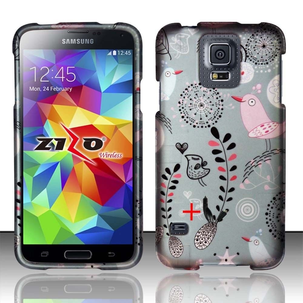 Dandelion Rubberized Cover Snap On Case For Samsung Galaxy S5