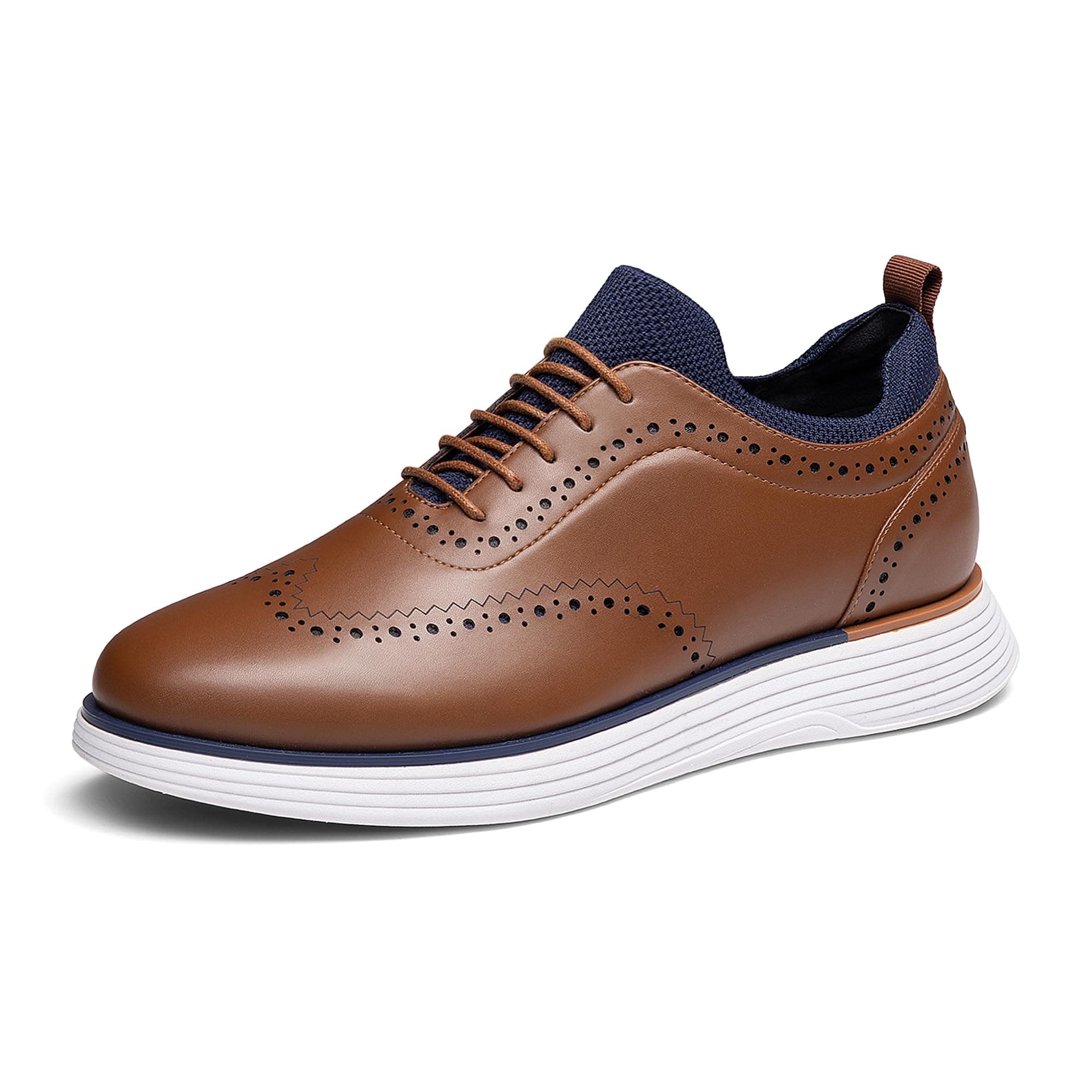 Bruno Marc Men's MaxFlex Dress Sneakers Oxfords Casual Wingtip Brogue Shoes
