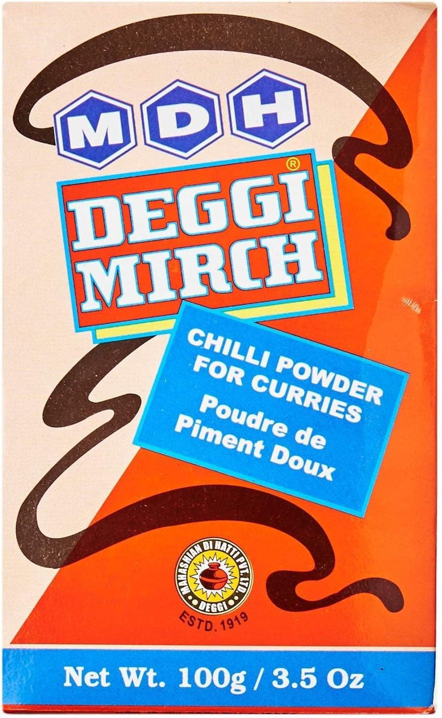 Deggi Mirch Masala Chilli Powder for Curries, 3.5oz, 100 g