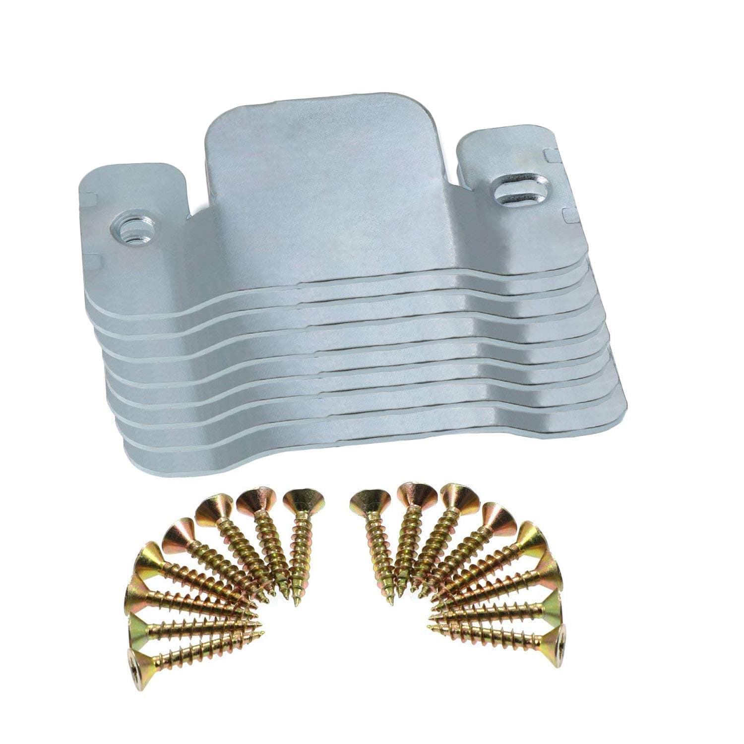 Waykino Sofa Interlocking Sofa Connector Bracket with Screws, 8 Pieces Sofa Connectors