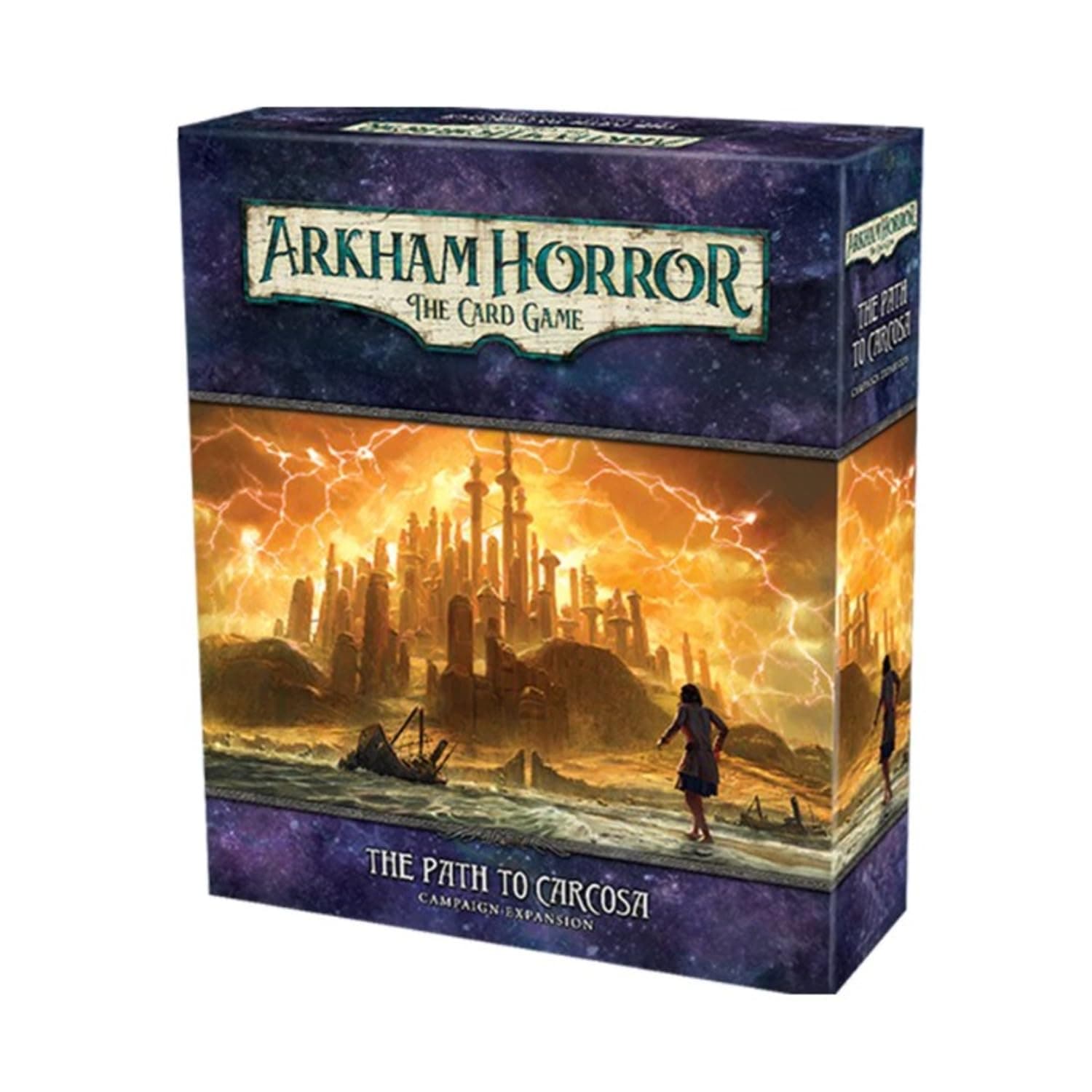 Fantasy Flight Games, Arkham Horror The Card Game: The Path to Carcosa Campaign Expansion, Board Game, Ages 14+, 1-4 Players, 60-120 Minutes Playing Time, Multicolor (FFGAHC68)