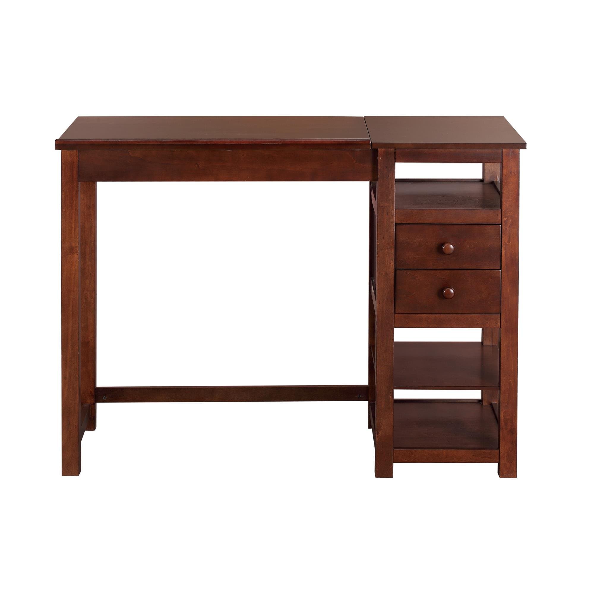 Dorel Living Drafting and Craft Counter Height Desk, Espresso
