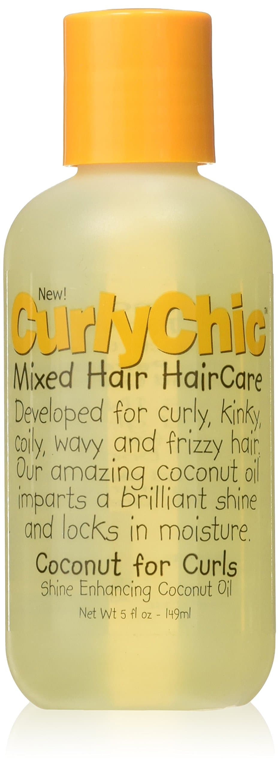 Curly Chic Curlychic Coconut for Curls Shine Enhancing Coconut Oil, 5 Fl Oz, 5 Oz