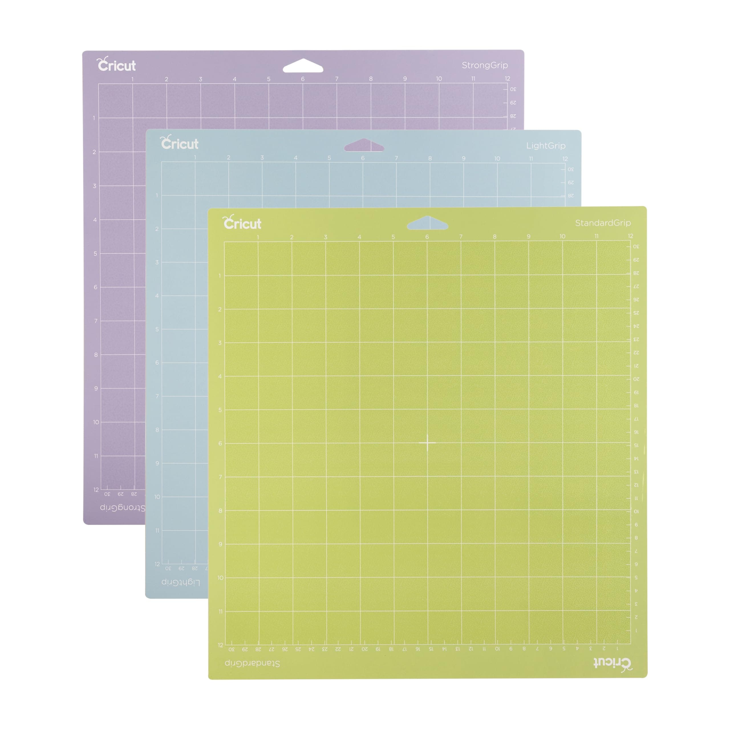 Cricut Cutting Mat, 30.5 x 30.5 cm, Variant 3 Pieces, Multicolor, One Size