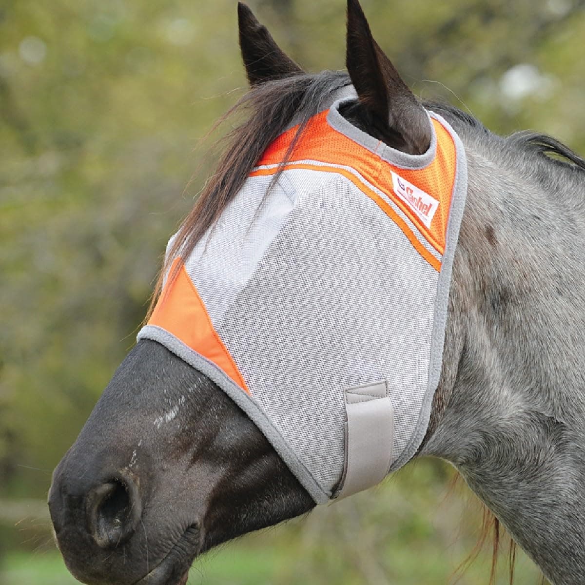 Crusader Fly Mask, Standard (Orange, Arabian)