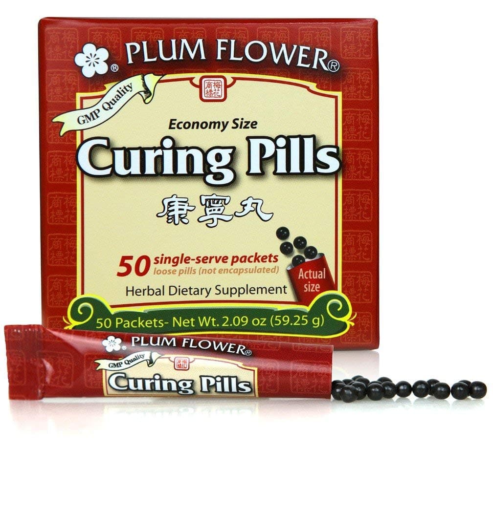 Curing Pills (Stick Pak) - Kang Ning Wan - Economy - Plum Flower by Mayway (Pack of 50)