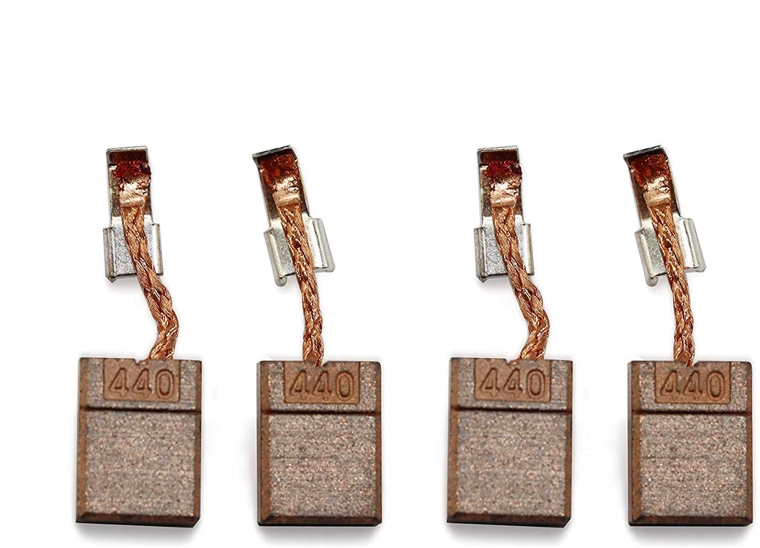 4 PCS CB440 Carbon Motor Brushes Compatible for CB-440 / CB-448 / CB-436/195021-6/194427-5/194159-4, Replacement Part for Electric Tools