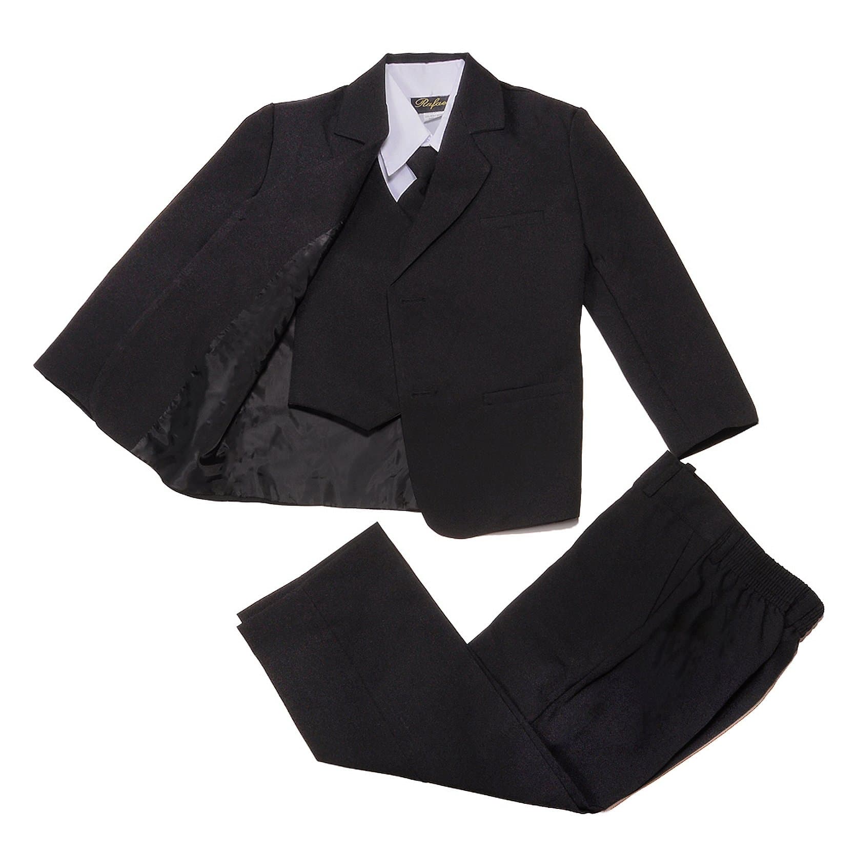 Classic Toddler Boy Formal Suit in Black 2T-20-Black-20