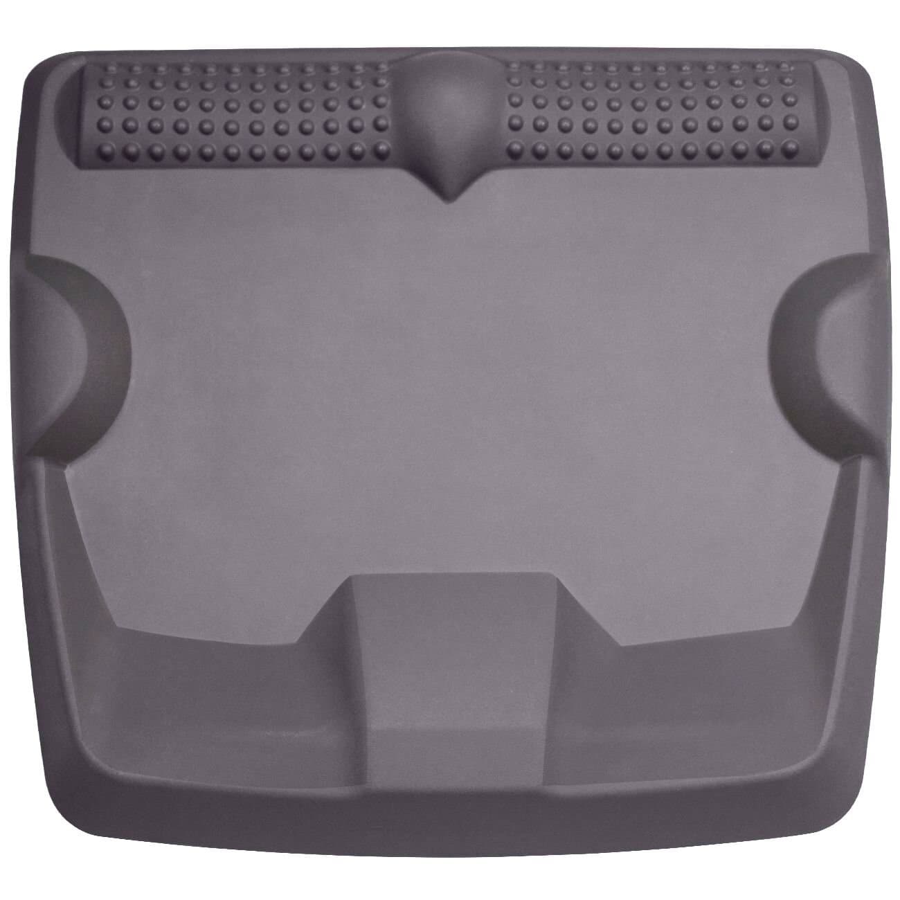 Standing Desk Mat - Not-Flat Anti Fatigue Mat for Stand Up Desk, Ergonomically Engineered, Grey