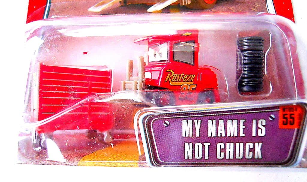 Disney Pixar Cars Character: My Name Is Not Chuck (World of