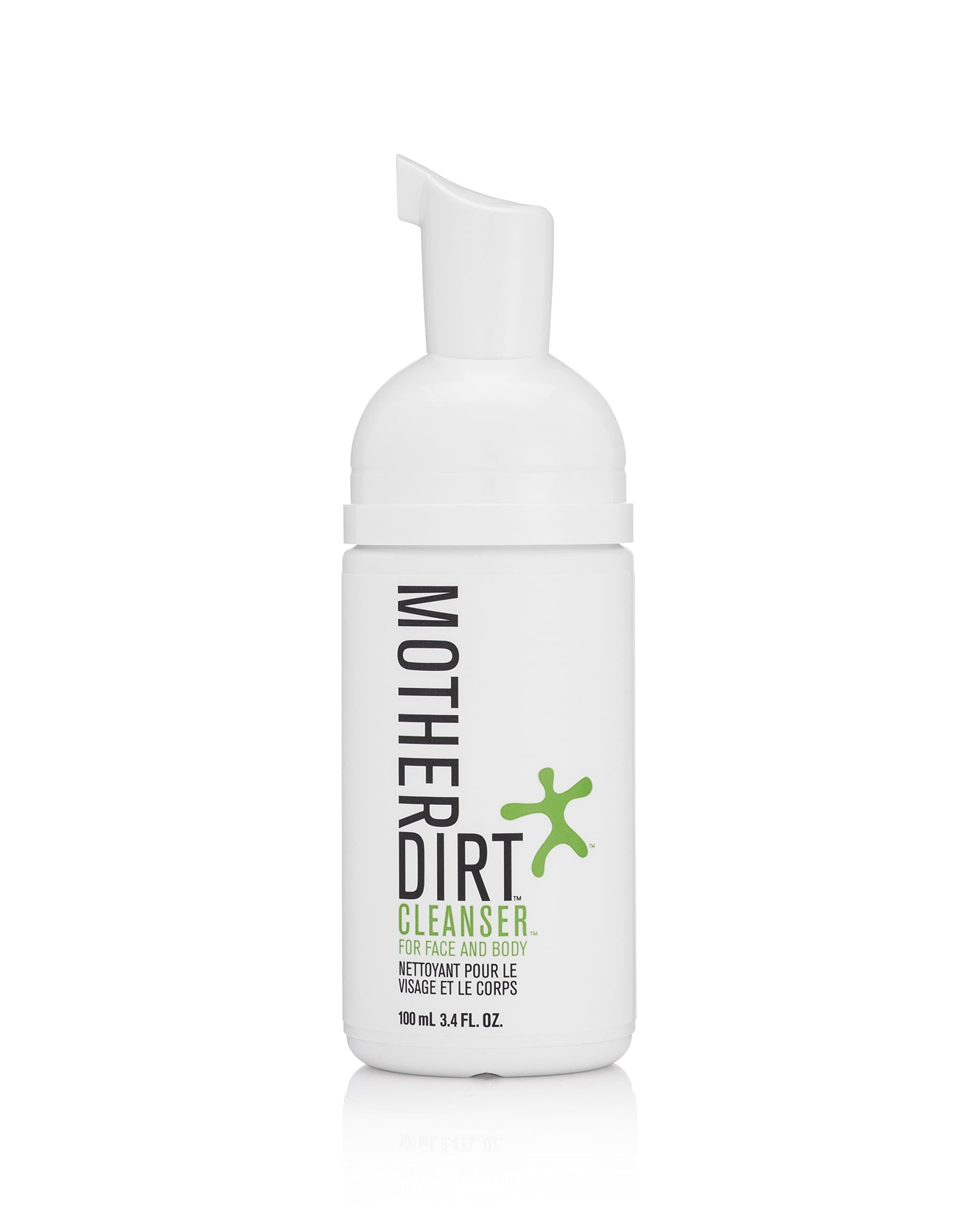 Mother Dirt Biome-Friendly Face & Body Cleanser, Preservative-Free, Natural Skin Care, 3.4 fl oz