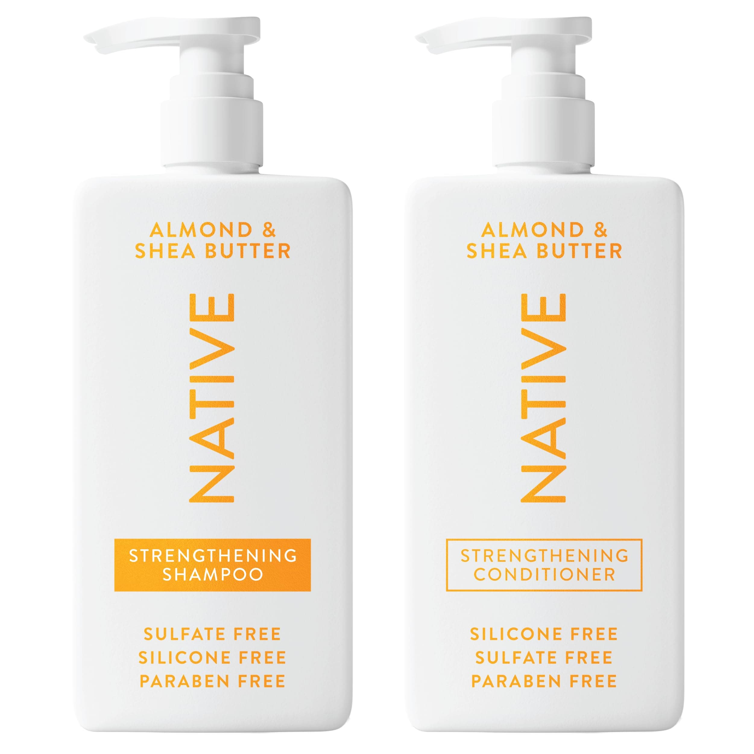 Shampoo and Conditioner Contain Naturally Derived Ingredients| All Hair Type Color & Treated, Fine to Dry Damaged, Sulfate & Dye Free - Almond & Shea Butter, 16.5 fl oz each (2 pack)
