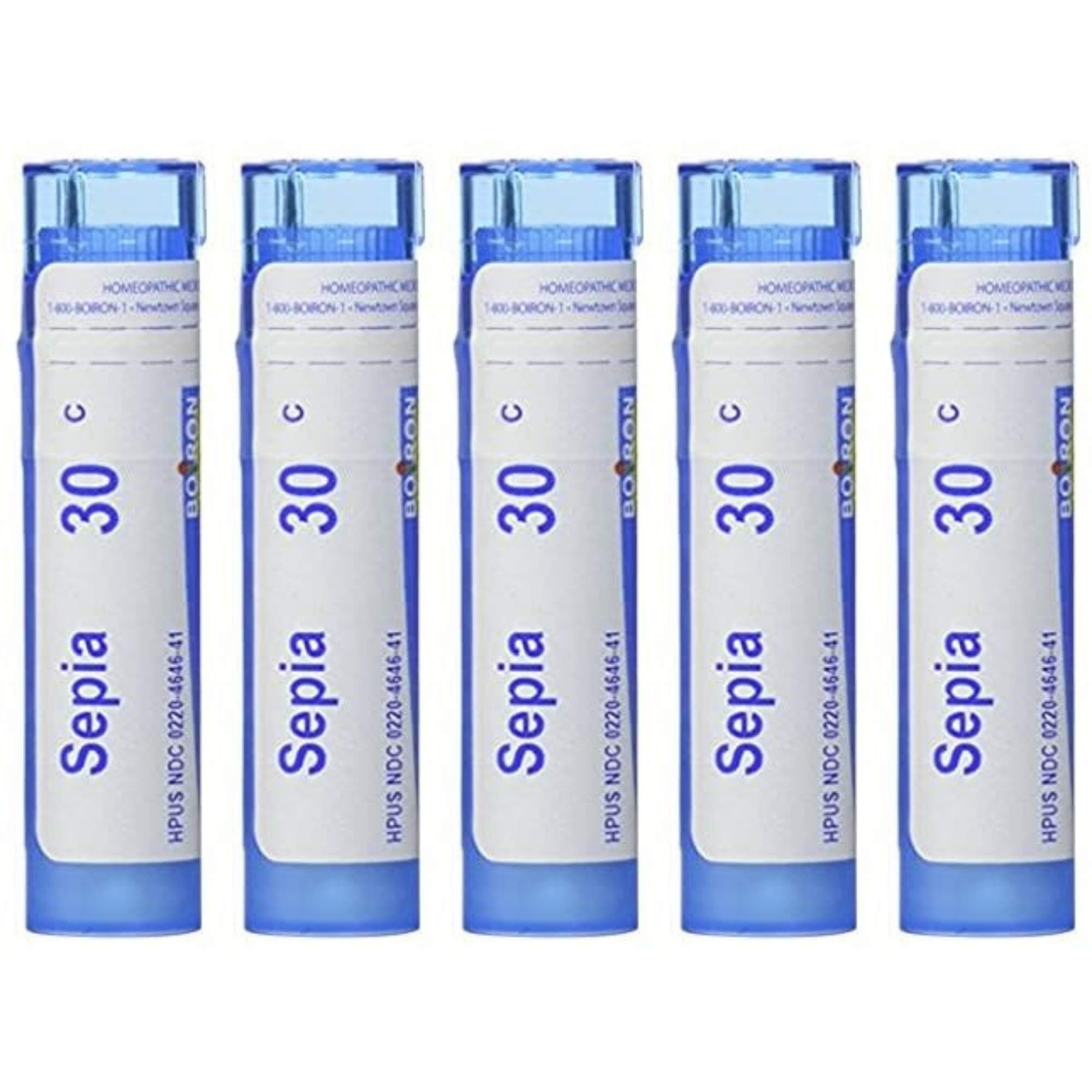 Boiron Sepia 30C (Pack of 5), Homeopathic Medicine for Mood Swings