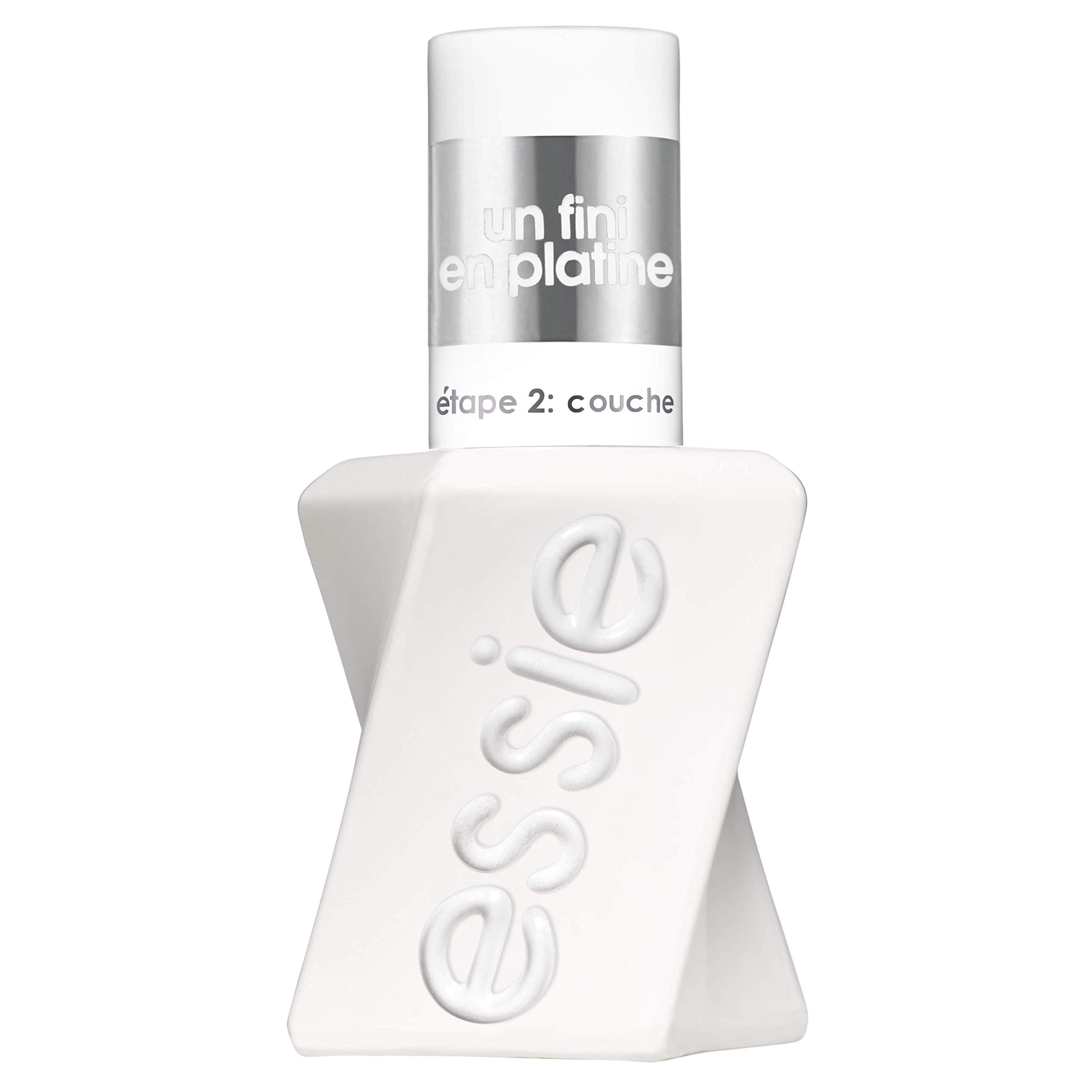 Essie Gel Couture Longwear Gel-Like Shine Nail Polish Top Coat, Clear, 13.5 Ml