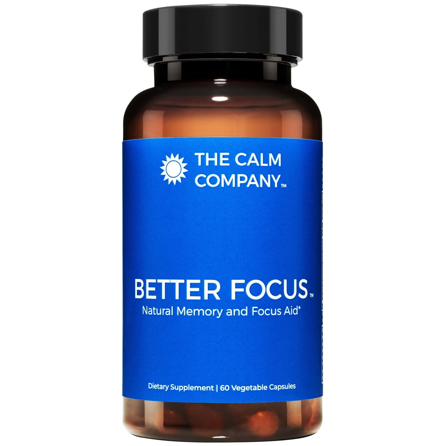 Better Focus - Nootropics Brain Support Supplement – Memory, Clarity, Energy & Focus Pills | Ginkgo Biloba, NeuroFactor, Bacopa Monnieri Root, DMAE, TheaKalm & More | Brain Booster 60 Vegan Caps