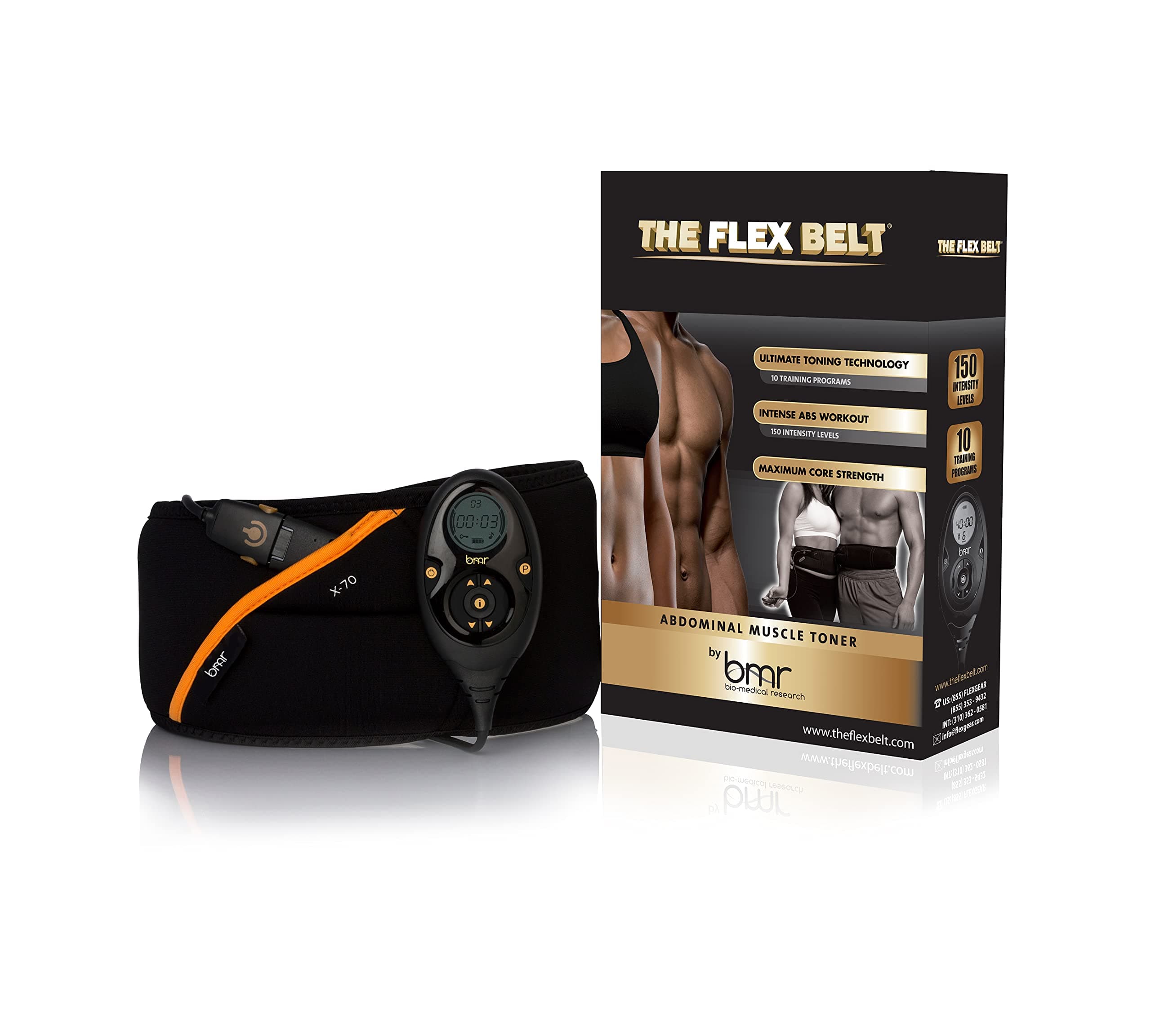 Abdominal Muscle Toner, Black, 24"-47"